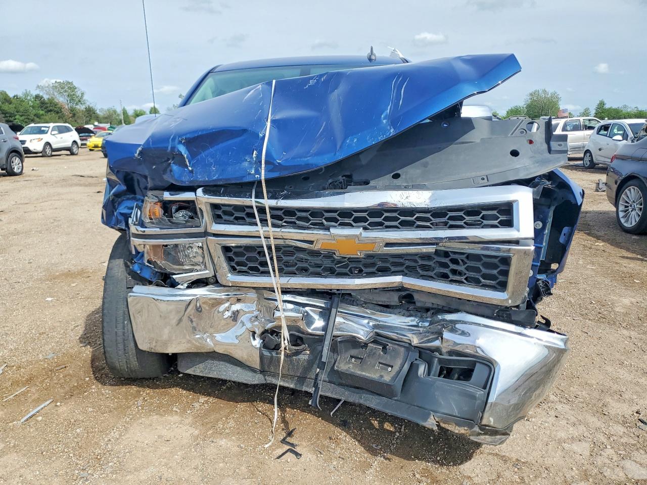 2015 Chevrolet Silverado K1500 Blue vin: 1GCVKPEC4FZ447303