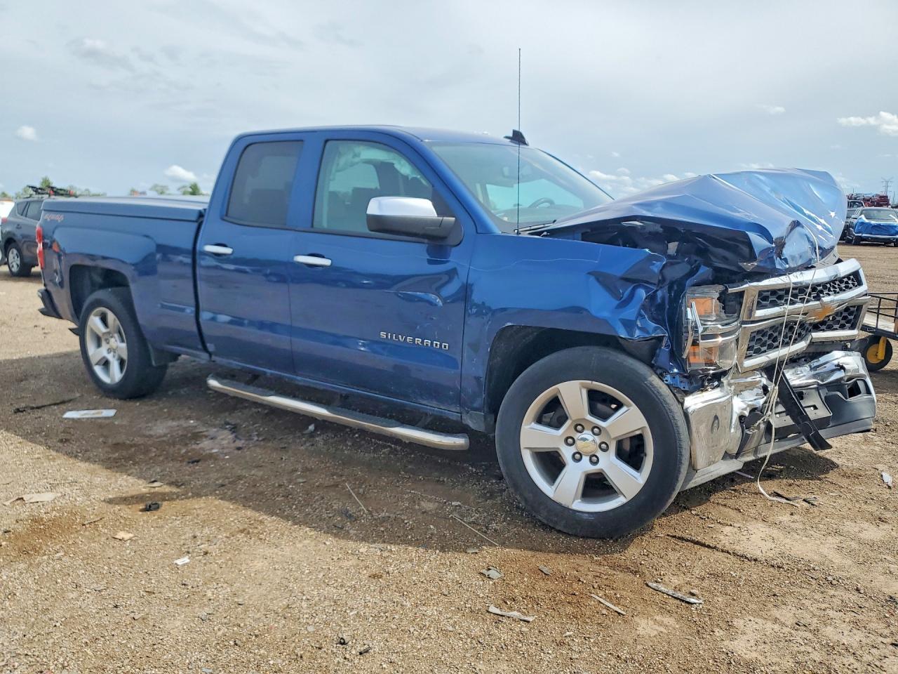 2015 Chevrolet Silverado K1500 Blue vin: 1GCVKPEC4FZ447303