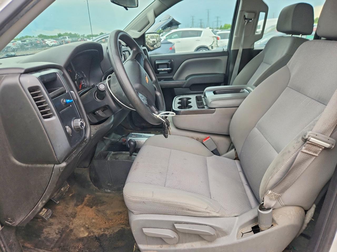 2014 Chevrolet Silverado K1500 White vin: 1GCVKPEC5EZ133349