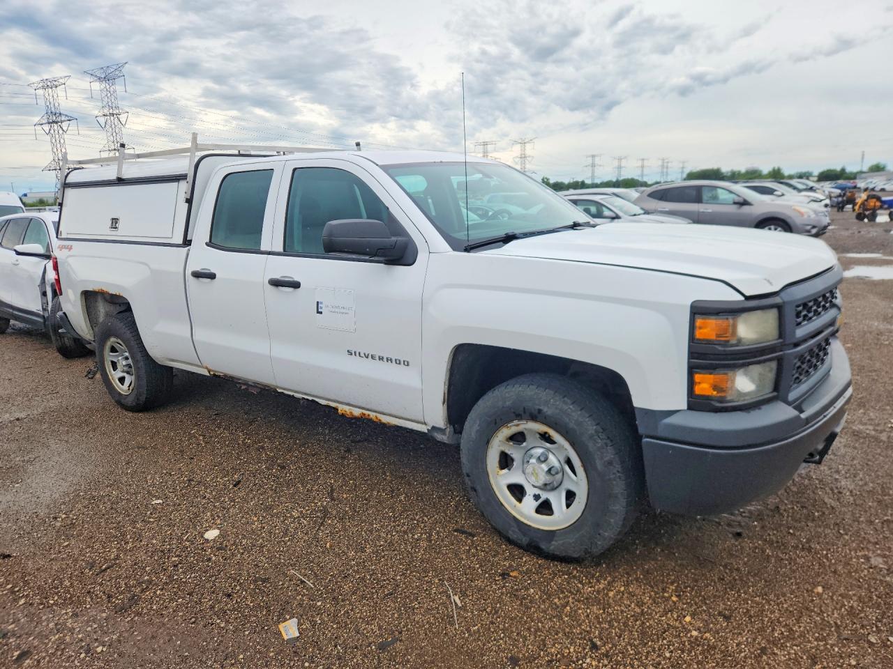 2014 Chevrolet Silverado K1500 White vin: 1GCVKPEC5EZ133349