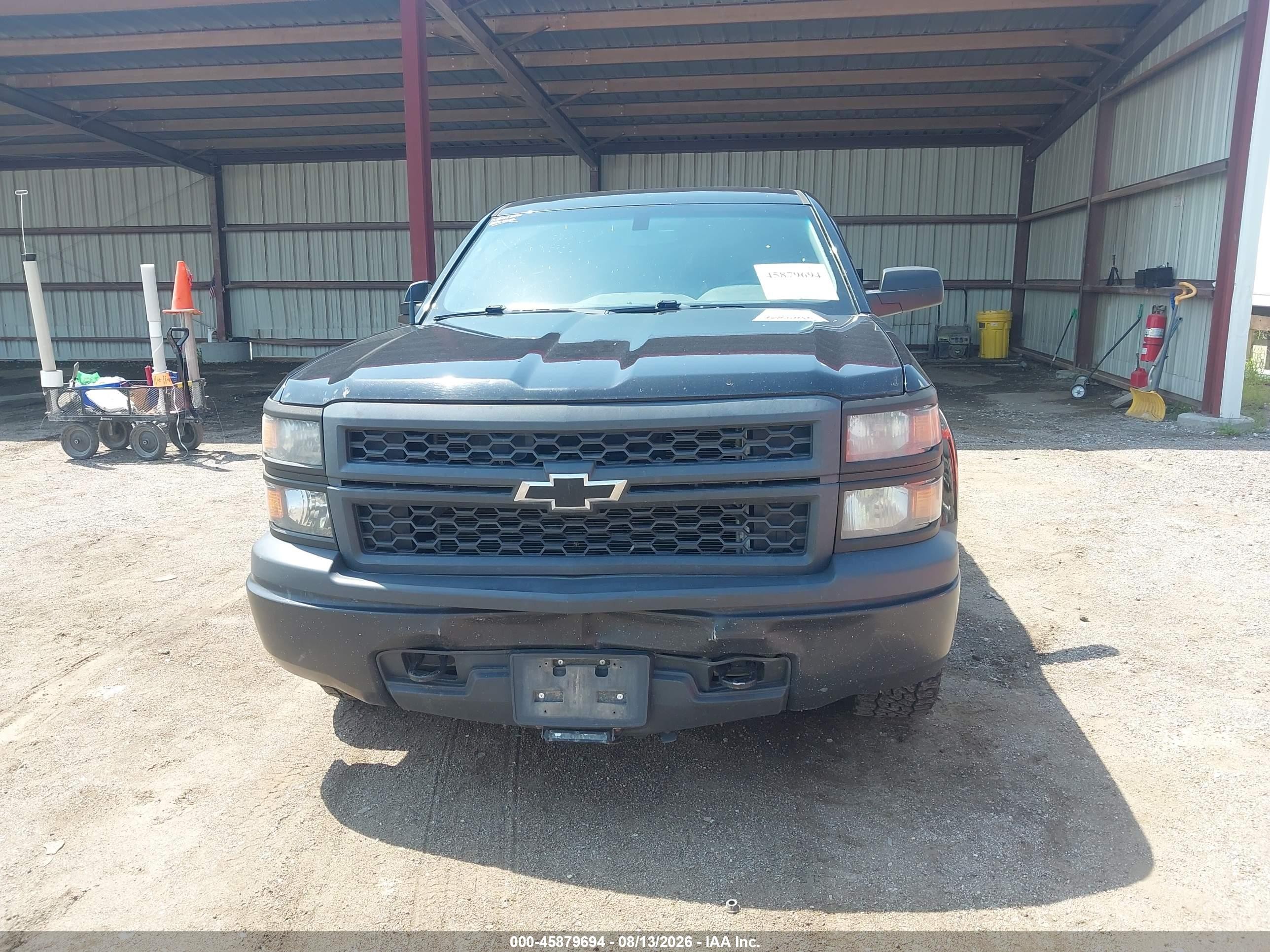 2015 Chevrolet Silverado 1500 Work Truck Black vin: 1GCVKPEC5FZ293202
