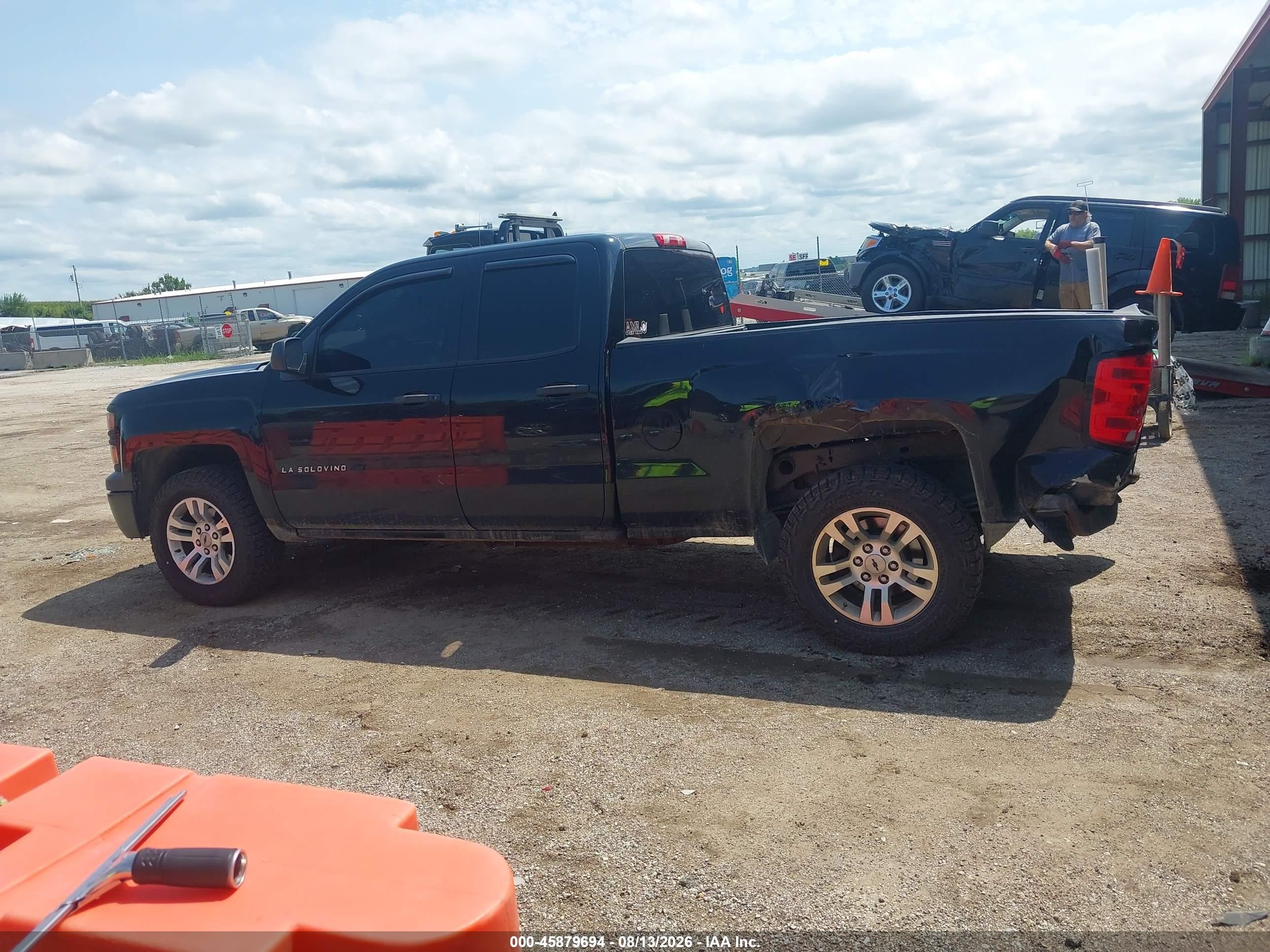 2015 Chevrolet Silverado 1500 Work Truck Black vin: 1GCVKPEC5FZ293202