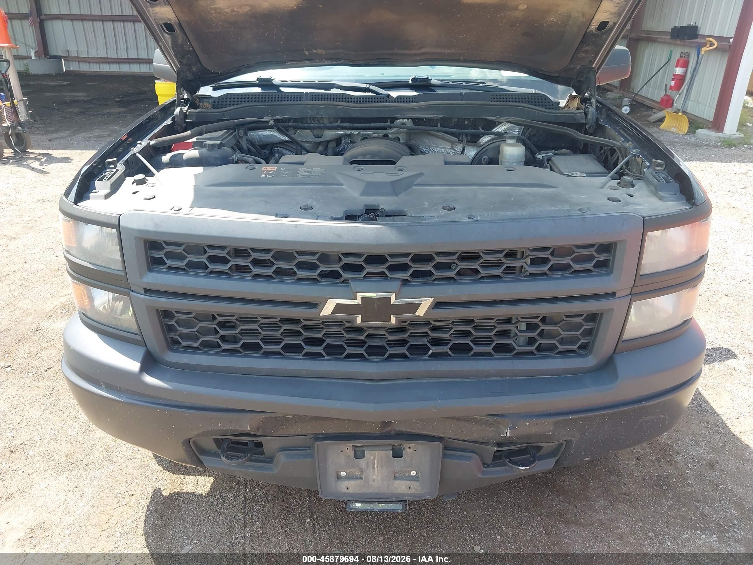 2015 Chevrolet Silverado 1500 Work Truck Black vin: 1GCVKPEC5FZ293202