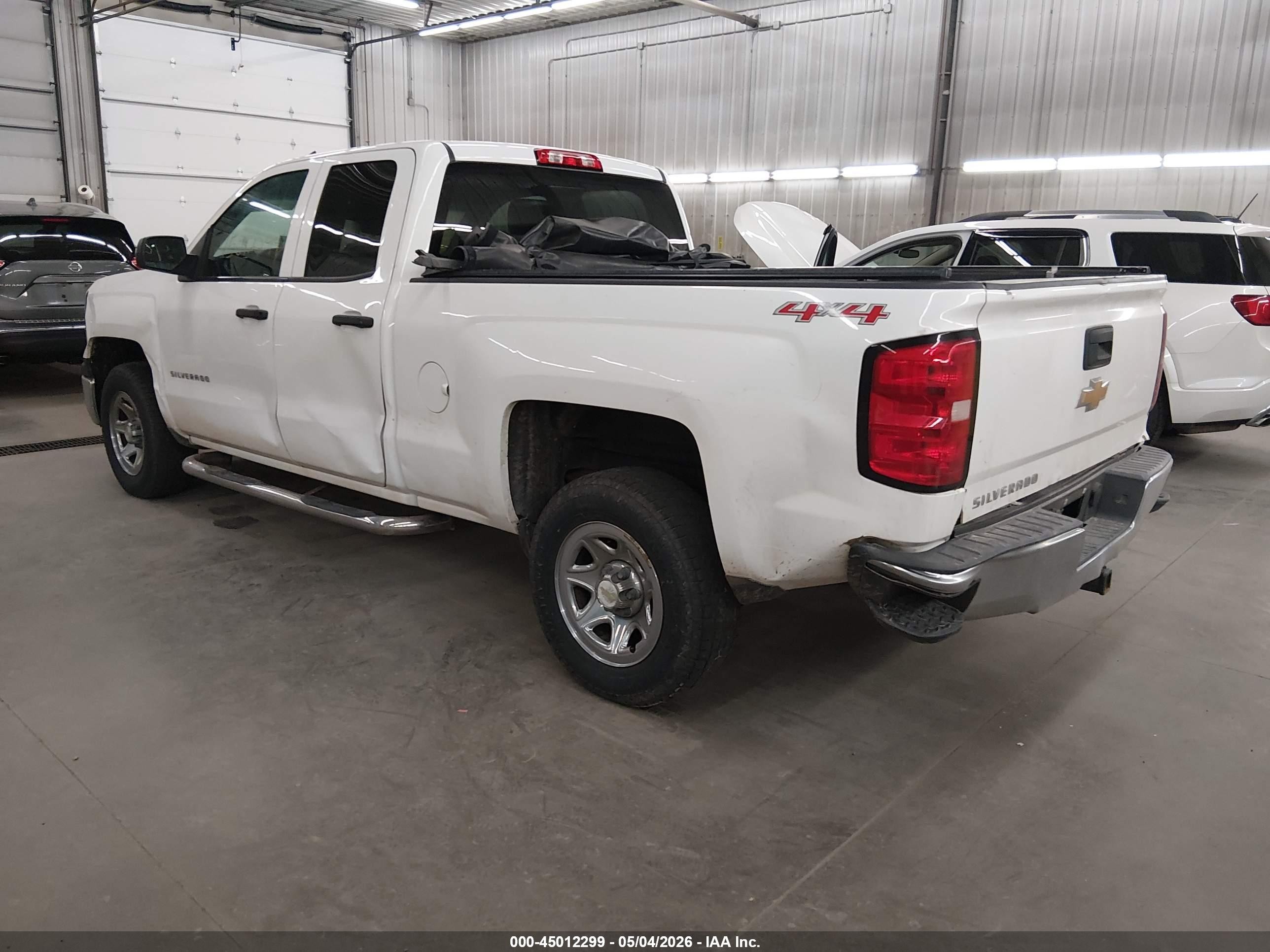 2015 Chevrolet Silverado 1500 Ls White vin: 1GCVKPEC6FZ239715
