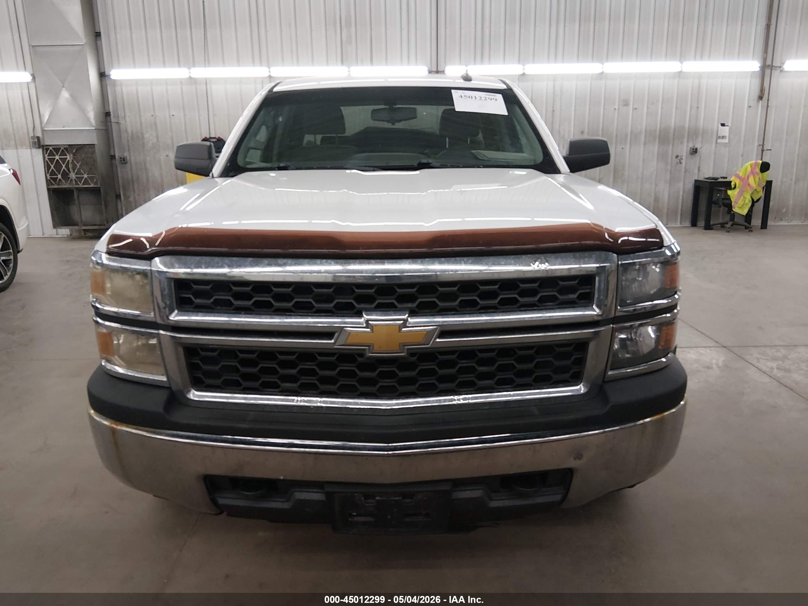 2015 Chevrolet Silverado 1500 Ls White vin: 1GCVKPEC6FZ239715