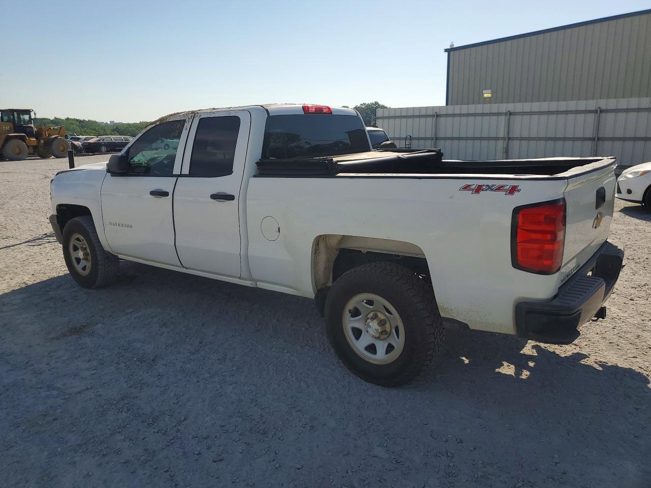 2015 Chevrolet Silverado K1500 White vin: 1GCVKPEC6FZ243621