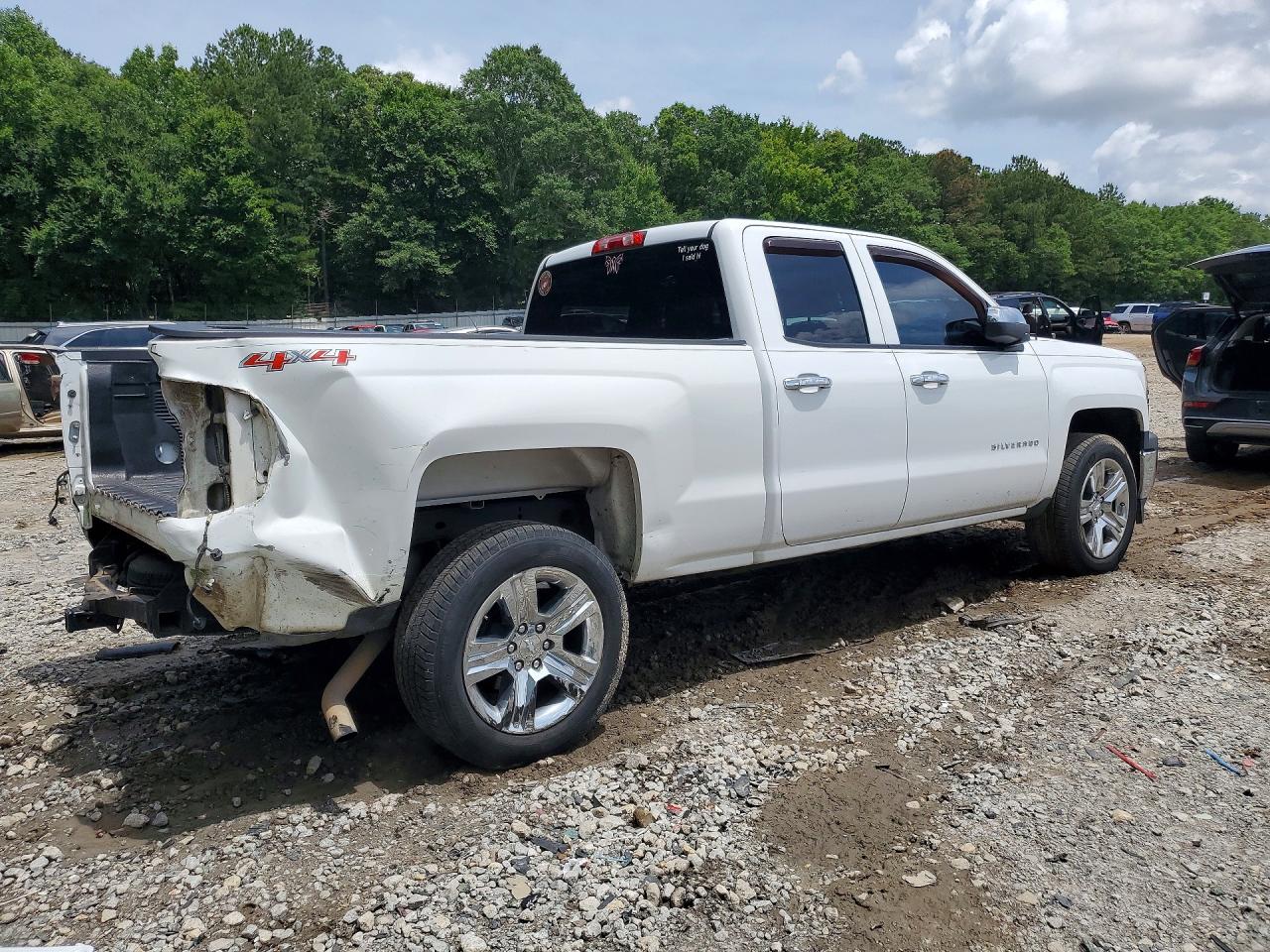 2015 Chevrolet Silverado K1500 White vin: 1GCVKPEC7FZ430592