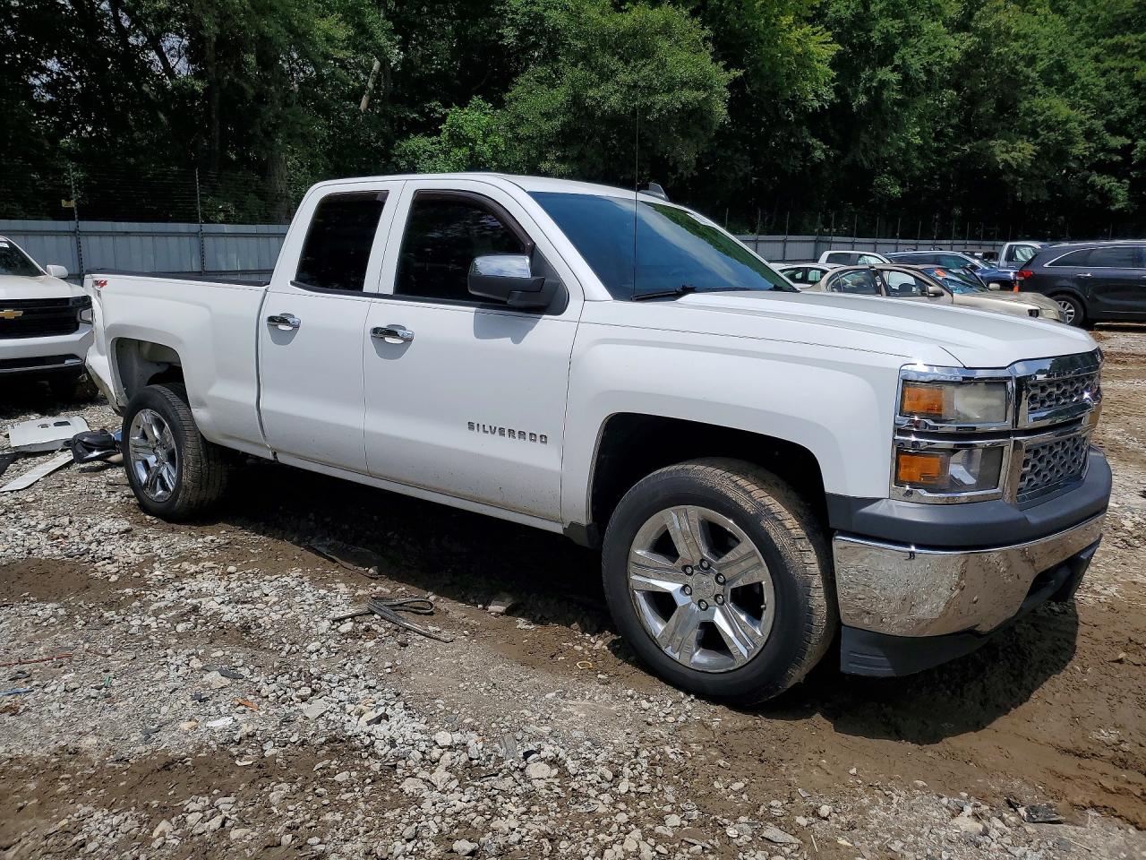 2015 Chevrolet Silverado K1500 White vin: 1GCVKPEC7FZ430592