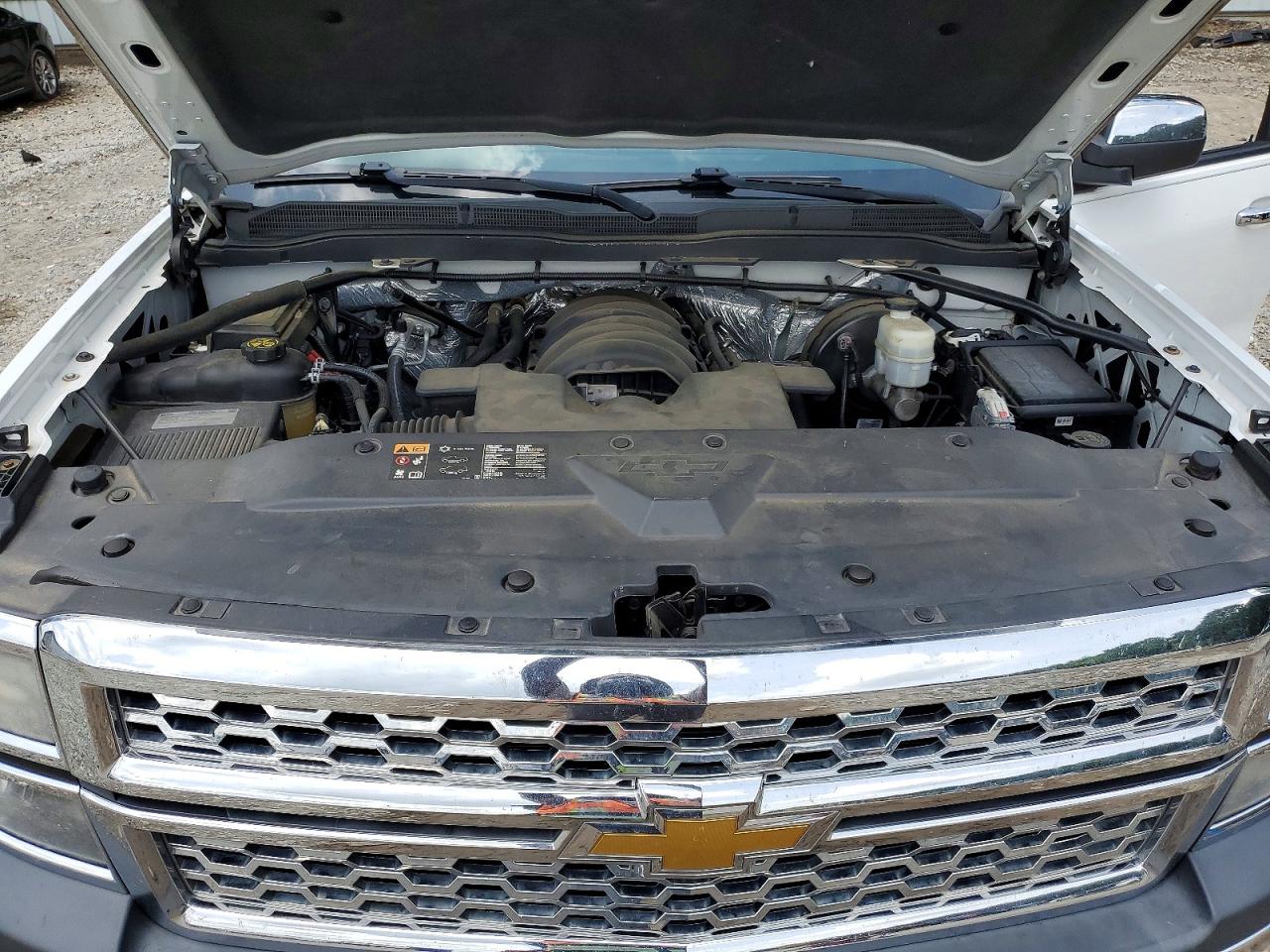2015 Chevrolet Silverado K1500 White vin: 1GCVKPEC7FZ430592