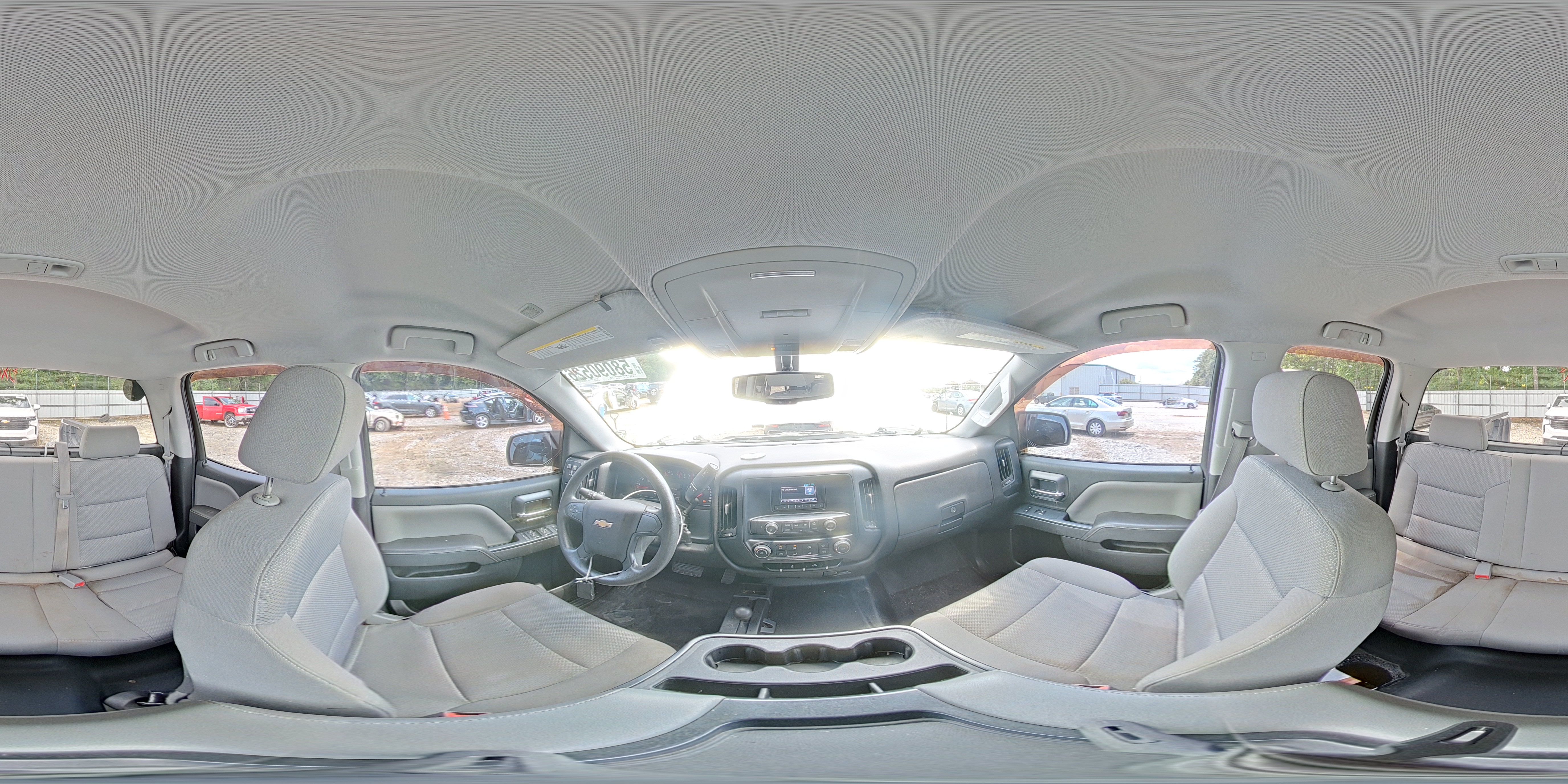 2015 Chevrolet Silverado K1500 White vin: 1GCVKPEC7FZ430592