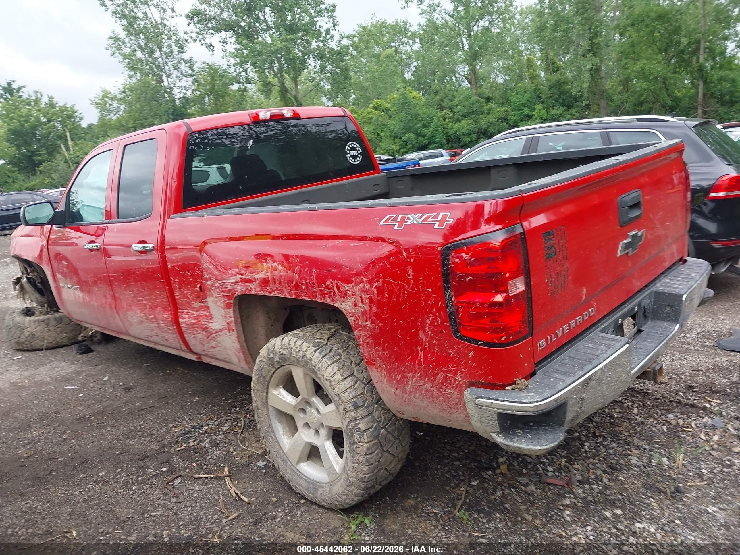 2015 Chevrolet Silverado 1500 Ls Red vin: 1GCVKPEC8FZ382097