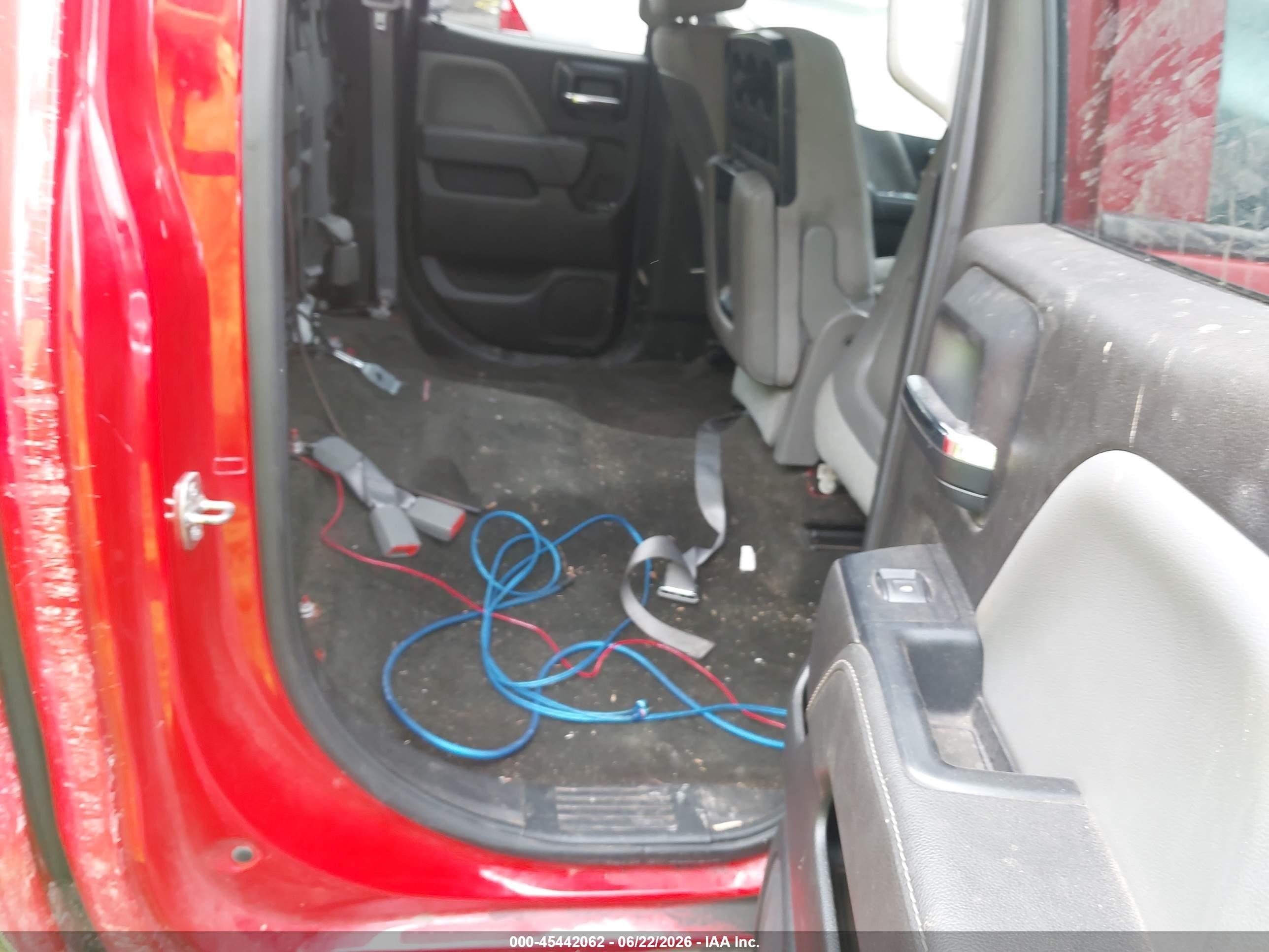 2015 Chevrolet Silverado 1500 Ls Red vin: 1GCVKPEC8FZ382097