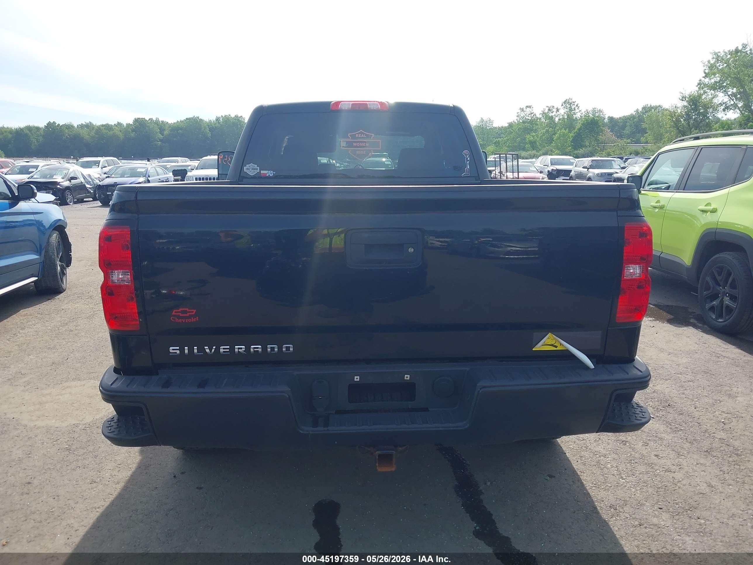2015 Chevrolet Silverado 1500 Wt Black vin: 1GCVKPEC9FZ264785