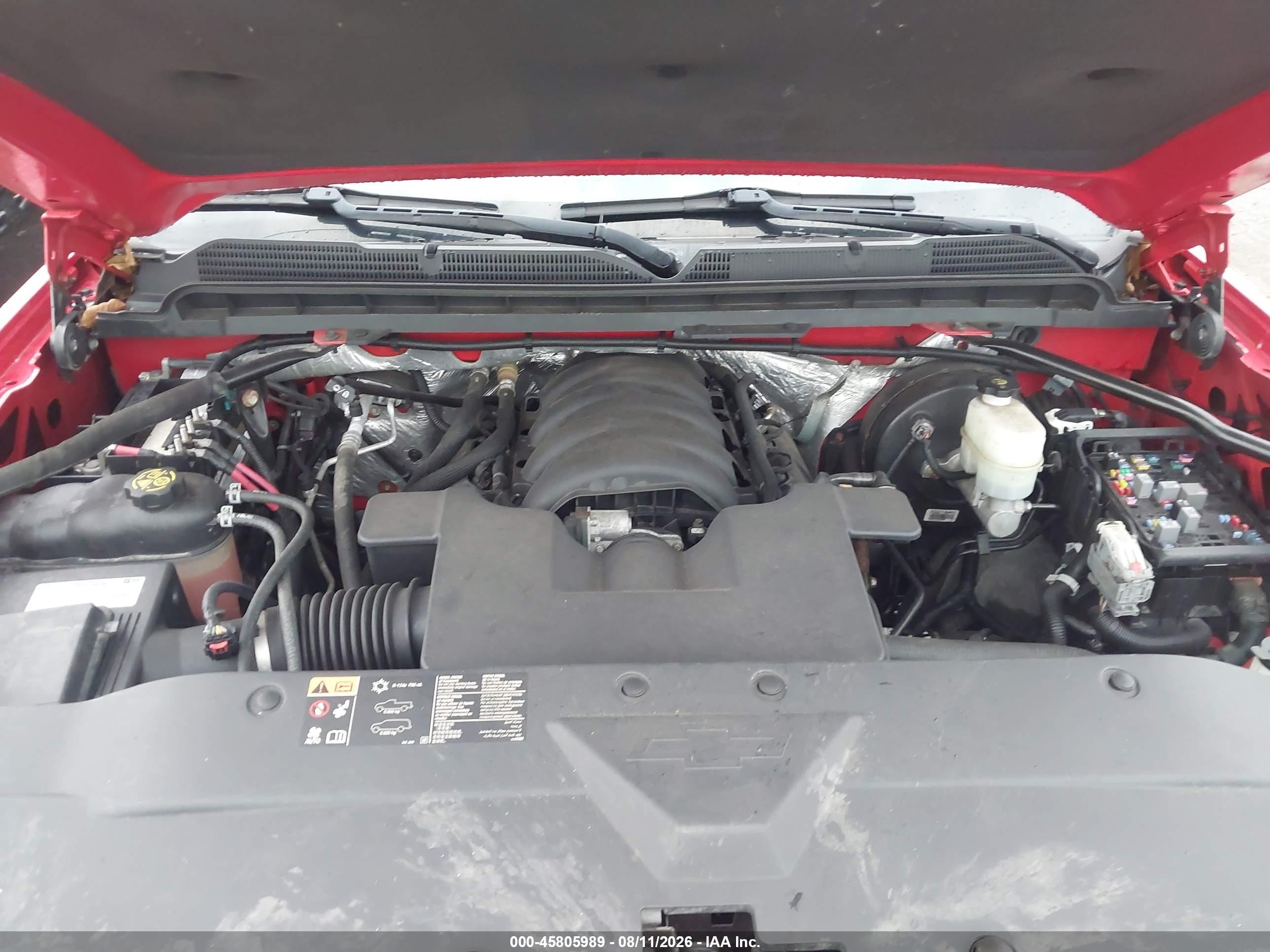 2016 Chevrolet Silverado 1500 Custom Красный vin: 1GCVKPEC9GZ305398