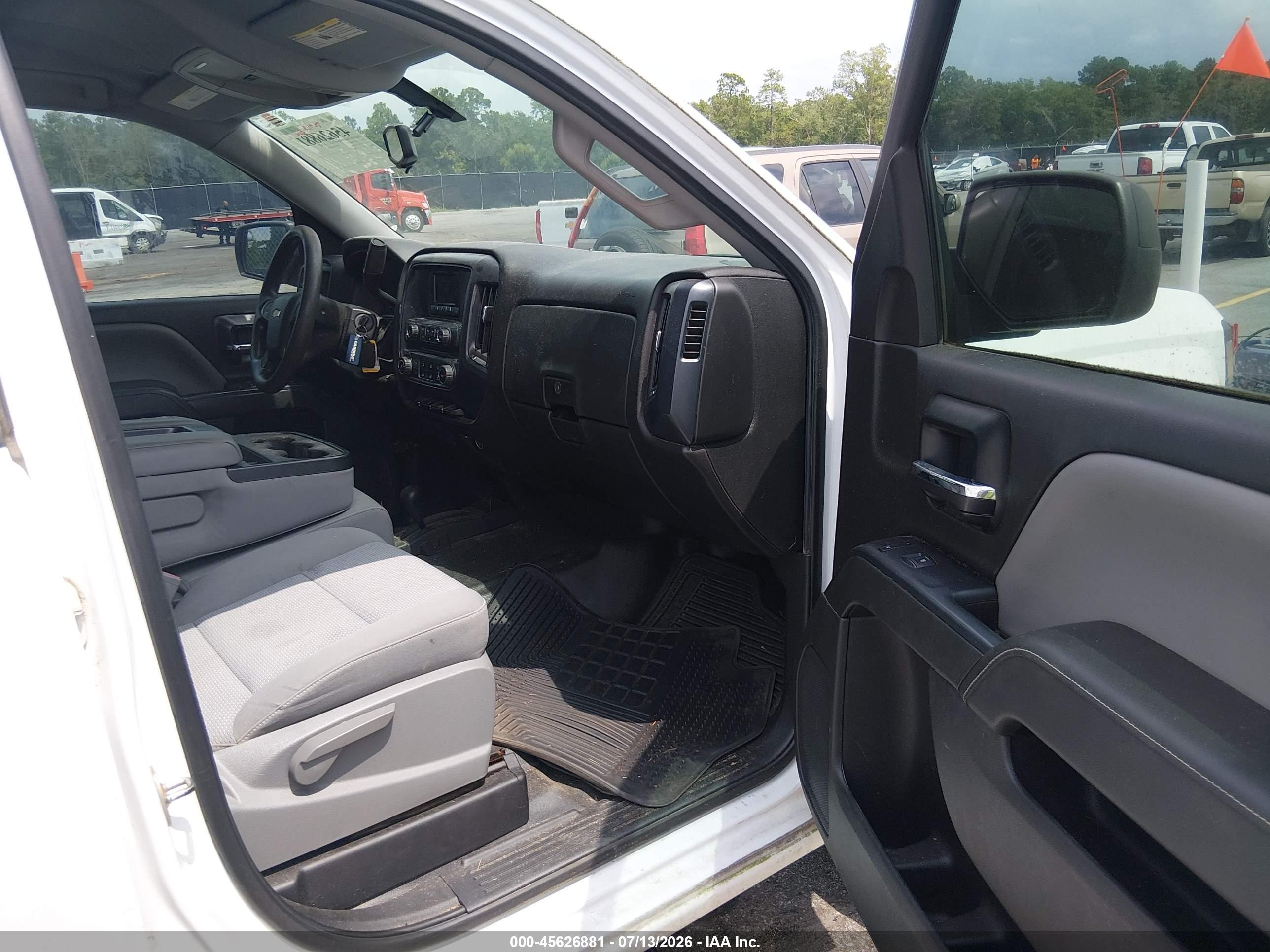 2014 Chevrolet Silverado 1500 Work Truck White vin: 1GCVKPECXEZ310123