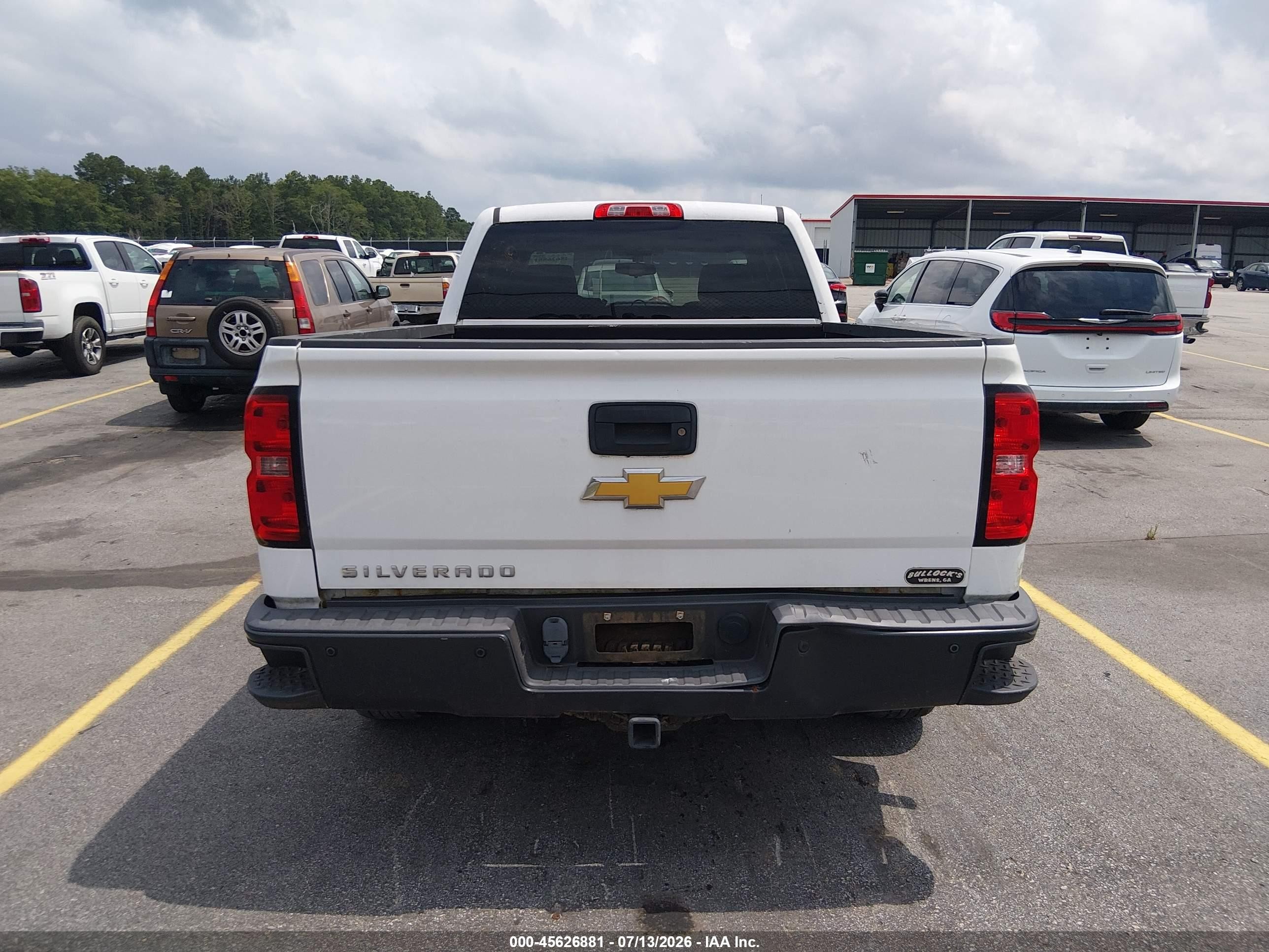 2014 Chevrolet Silverado 1500 Work Truck White vin: 1GCVKPECXEZ310123