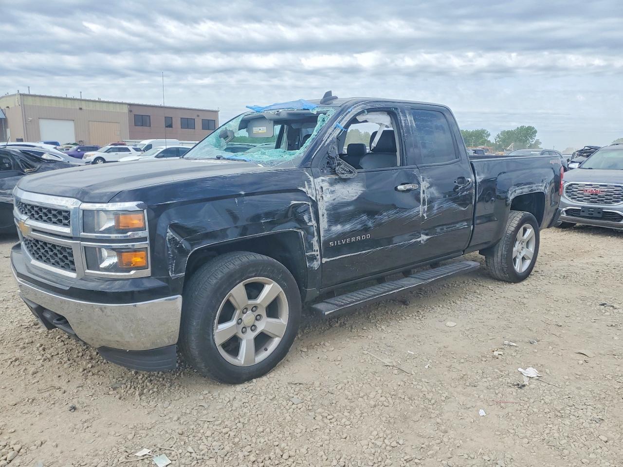 2015 Chevrolet Silverado K1500 Black vin: 1GCVKPECXFZ385342