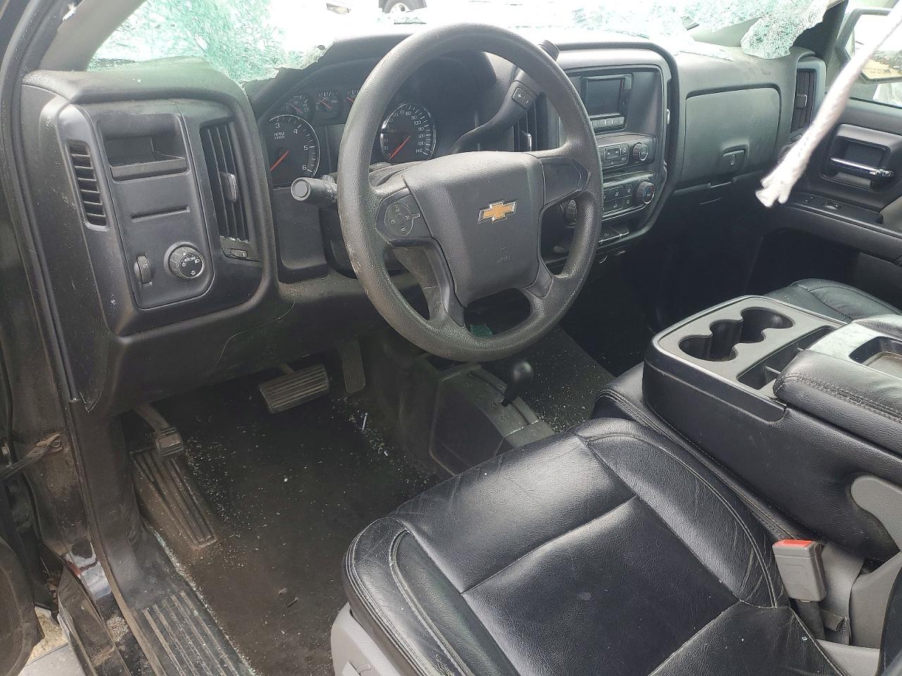 2015 Chevrolet Silverado K1500 Black vin: 1GCVKPECXFZ385342