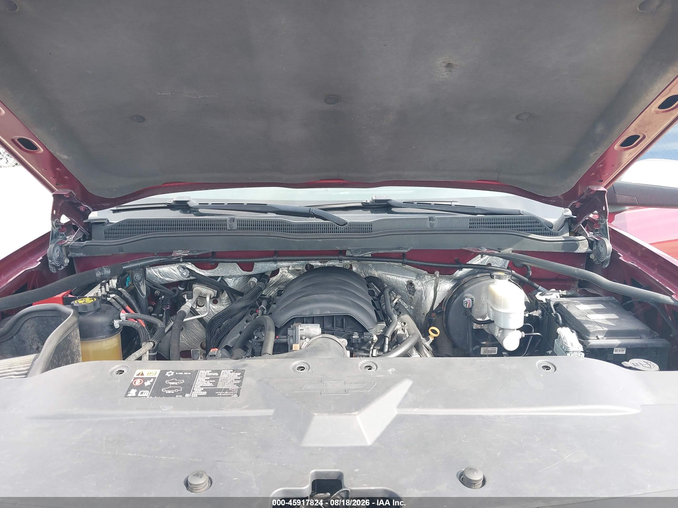 2015 Chevrolet Silverado 1500 Ls Red vin: 1GCVKPECXFZ394591