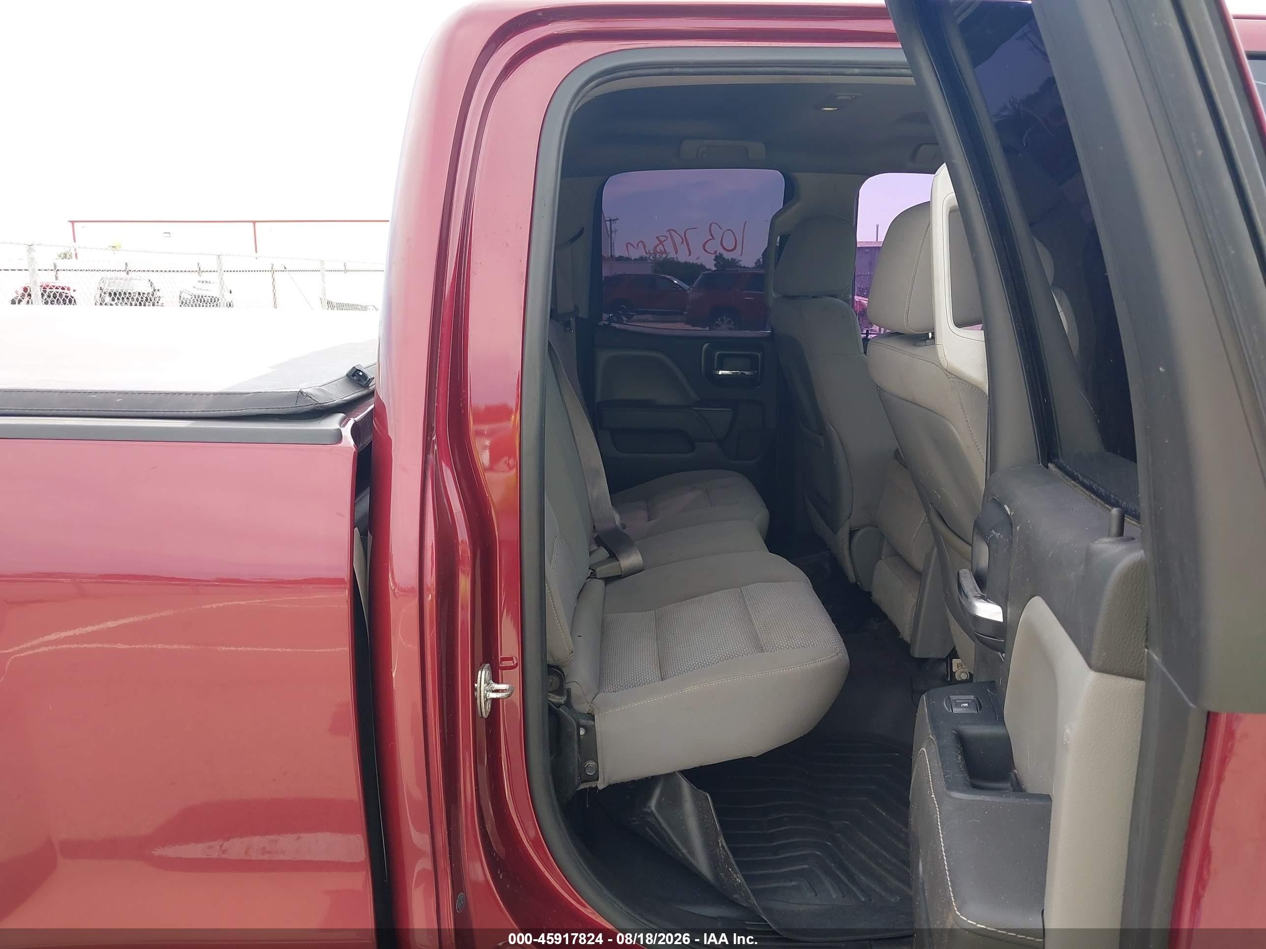 2015 Chevrolet Silverado 1500 Ls Red vin: 1GCVKPECXFZ394591