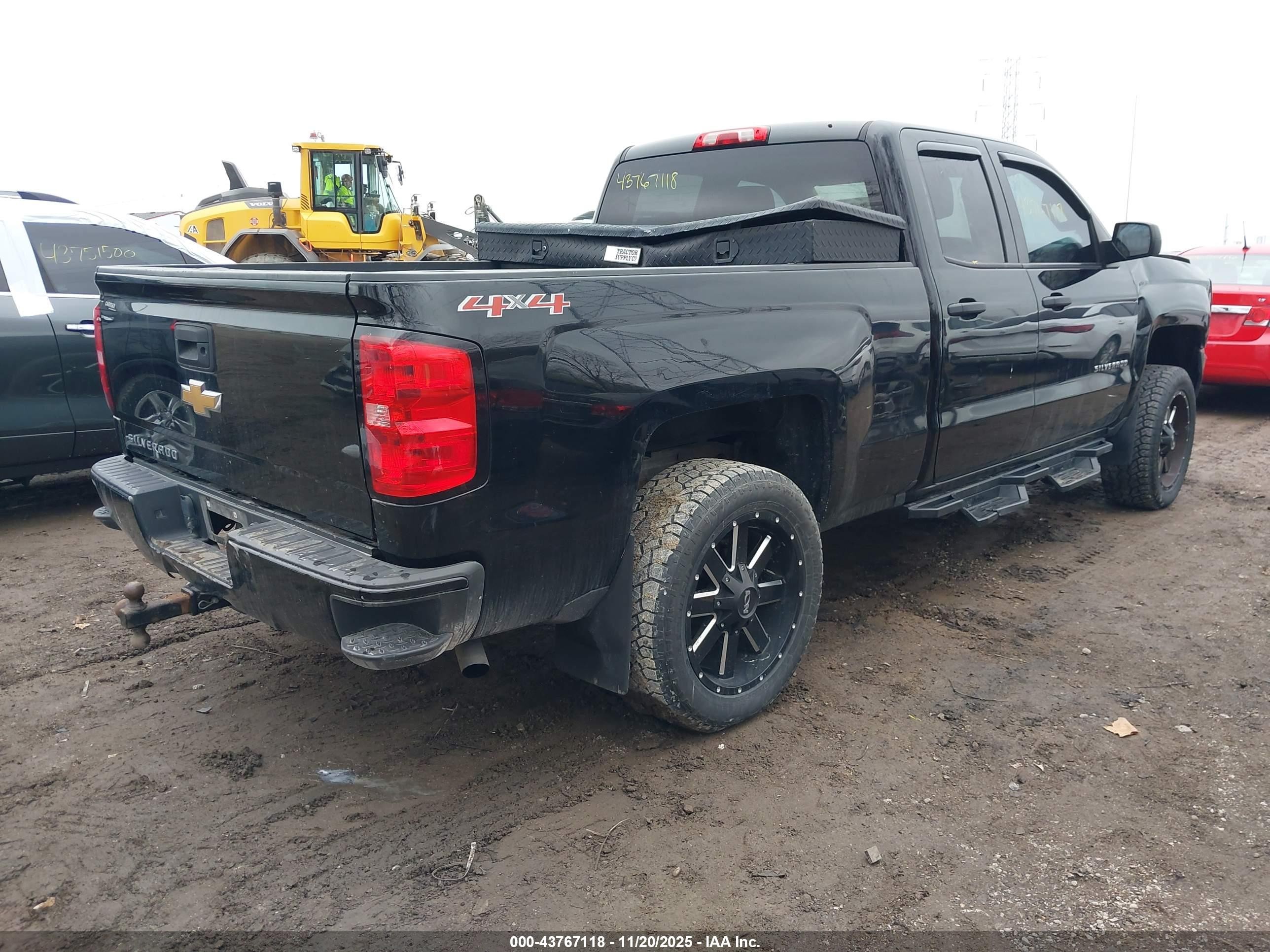 2016 Chevrolet Silverado 1500 Custom Black vin: 1GCVKPEH0GZ186488