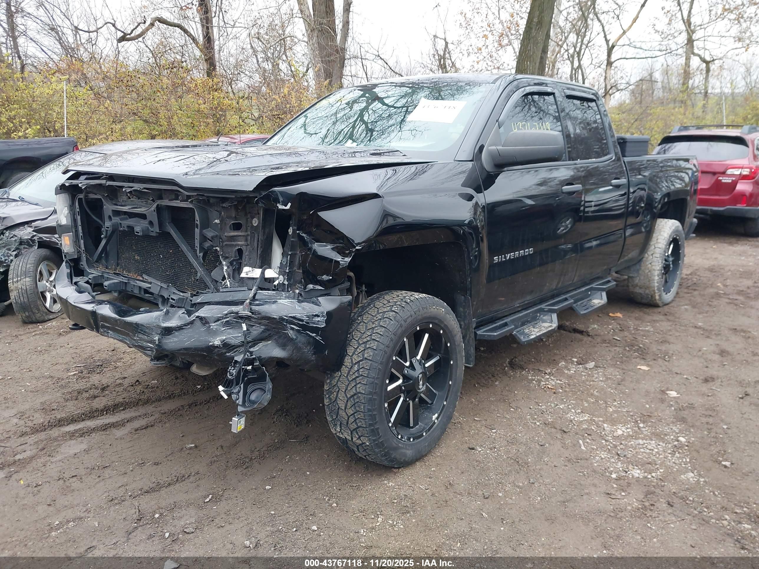 2016 Chevrolet Silverado 1500 Custom Black vin: 1GCVKPEH0GZ186488