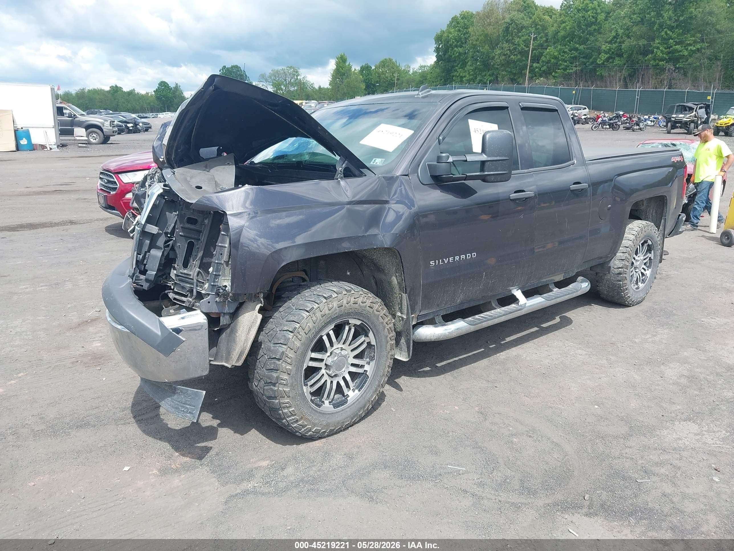 2014 Chevrolet Silverado 1500 Work Truck 2wt Black vin: 1GCVKPEH1EZ187131