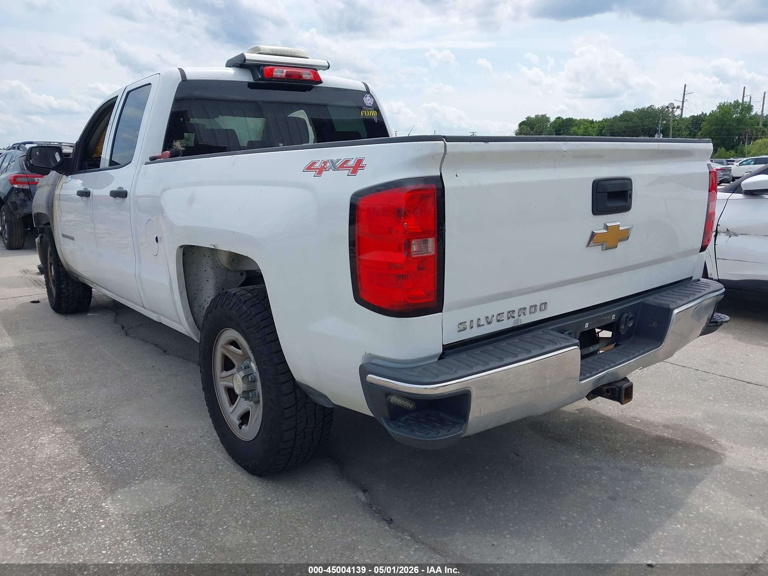 2015 Chevrolet Silverado 1500 Ls White vin: 1GCVKPEH1FZ241397