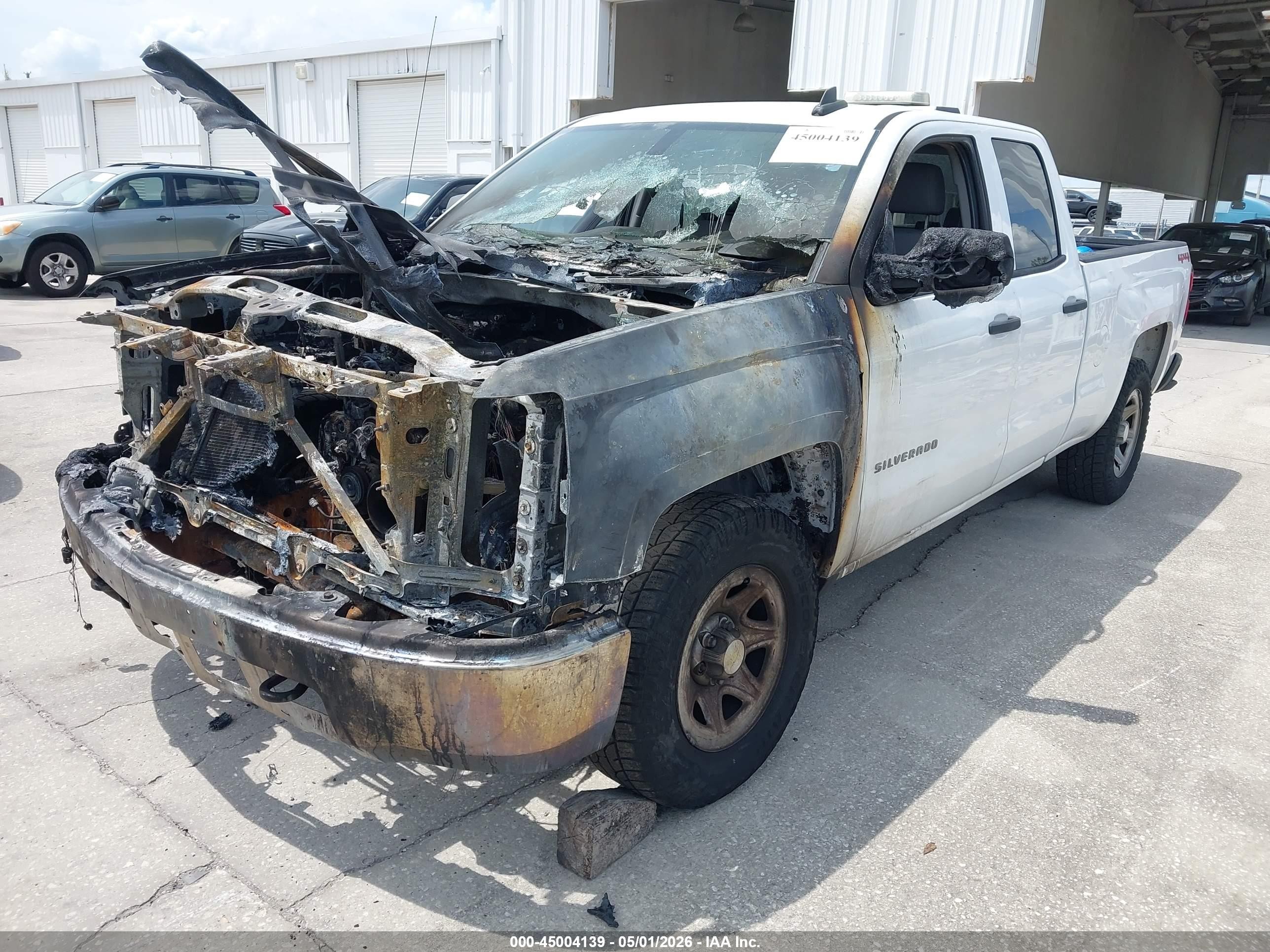 2015 Chevrolet Silverado 1500 Ls White vin: 1GCVKPEH1FZ241397