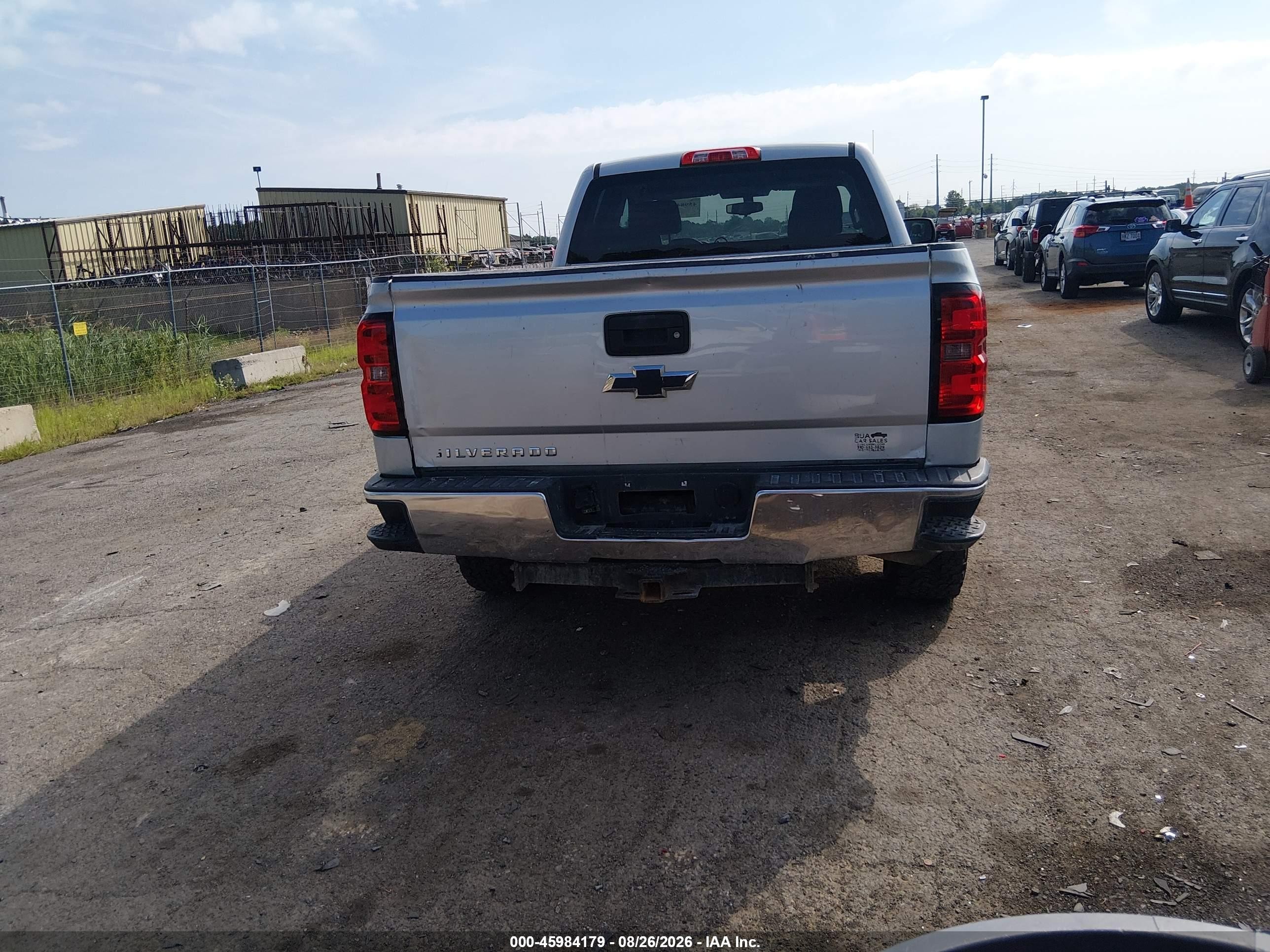 2015 Chevrolet Silverado 1500 Ls Серебряный vin: 1GCVKPEH2FZ444444