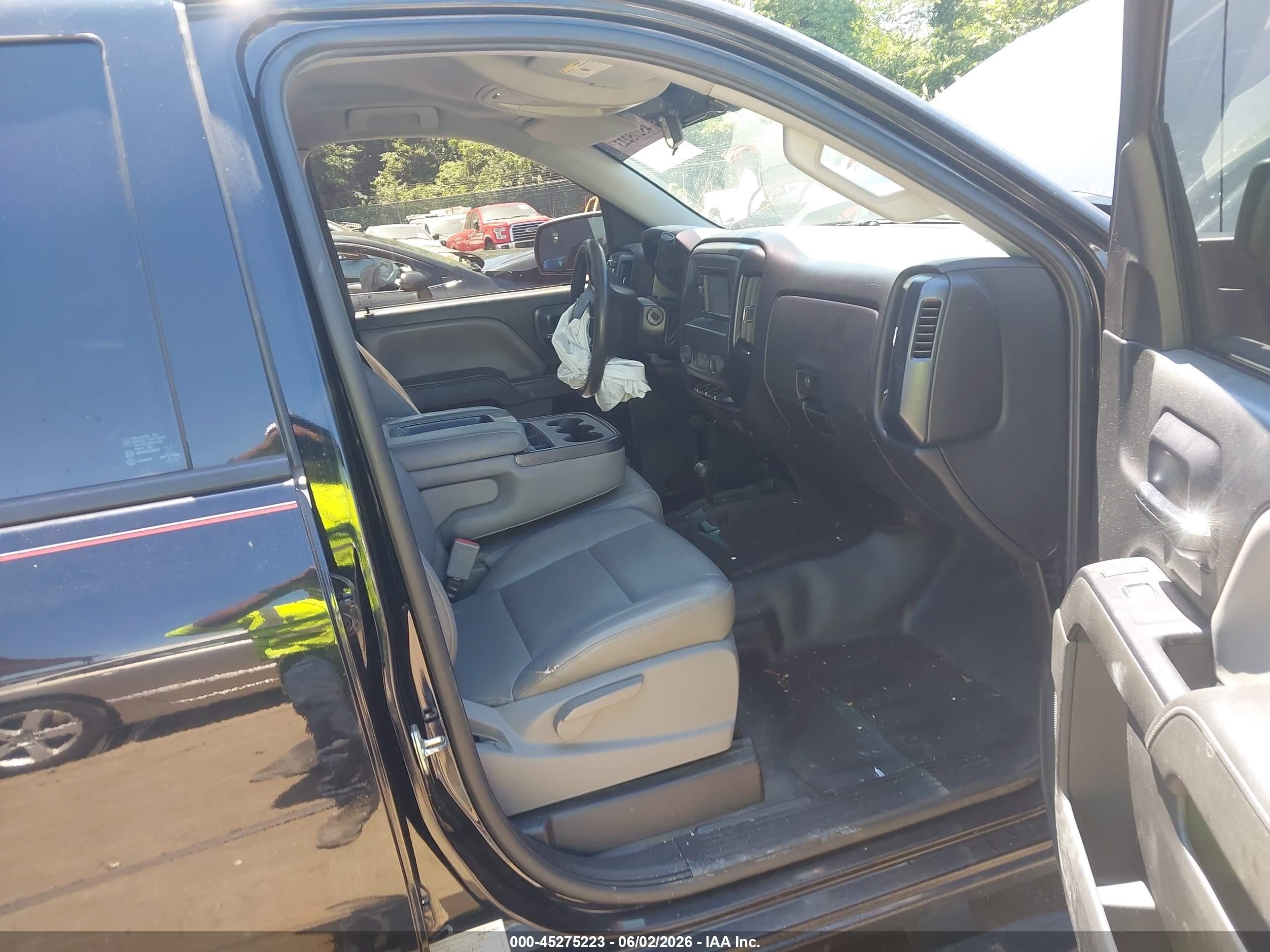 2015 Chevrolet Silverado 1500 Wt Black vin: 1GCVKPEH5FZ214168