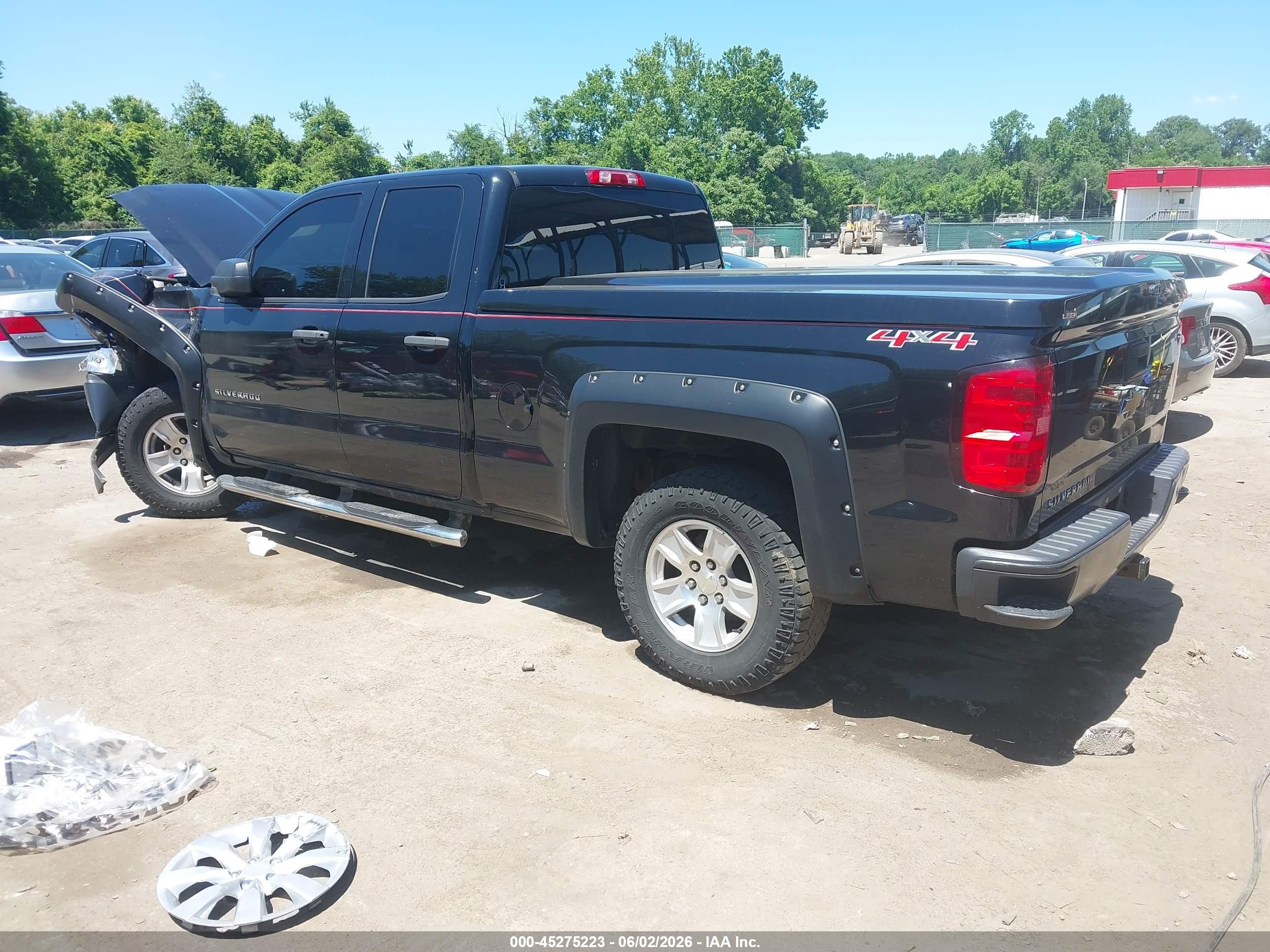 2015 Chevrolet Silverado 1500 Wt Black vin: 1GCVKPEH5FZ214168