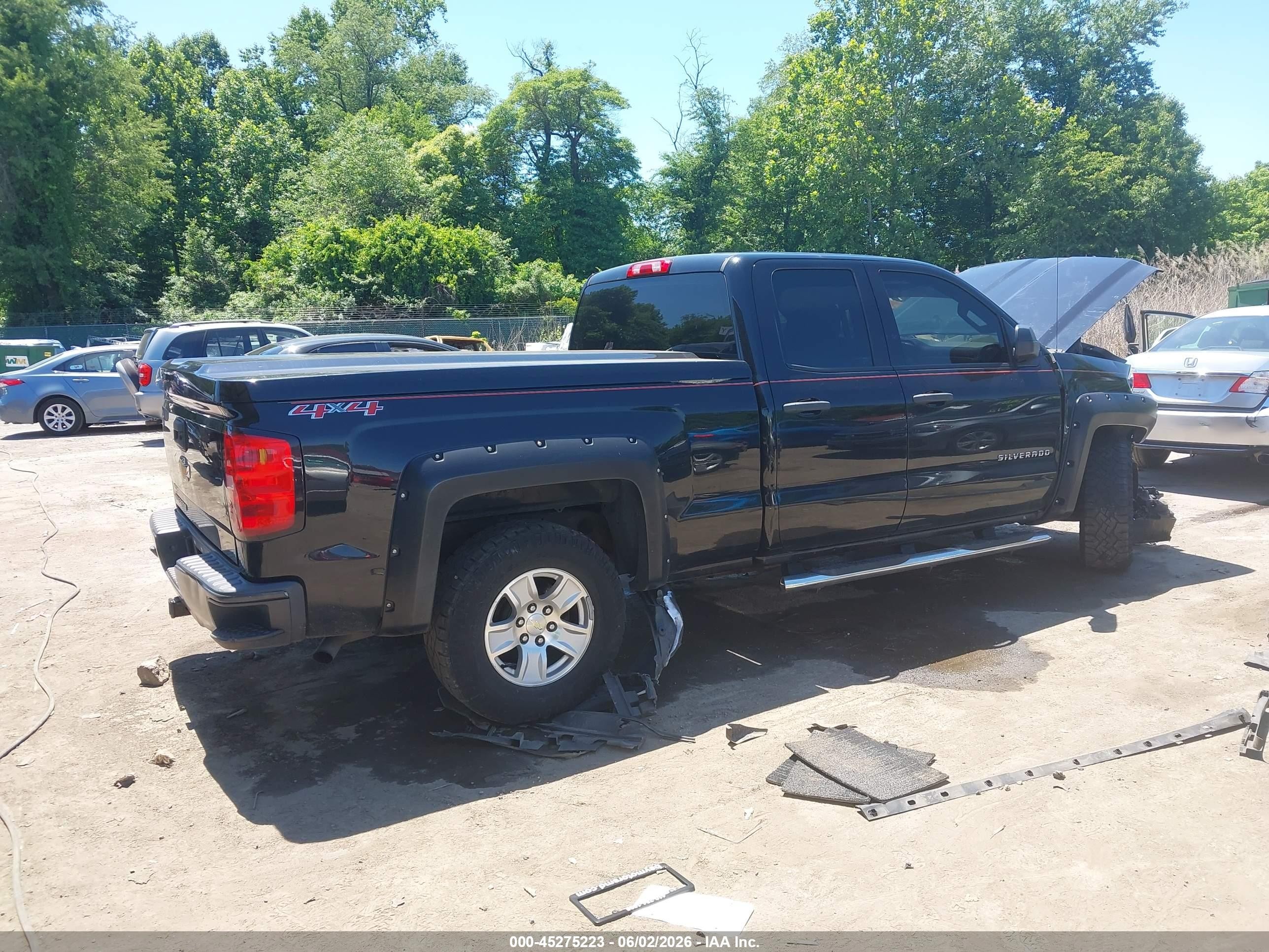 2015 Chevrolet Silverado 1500 Wt Black vin: 1GCVKPEH5FZ214168