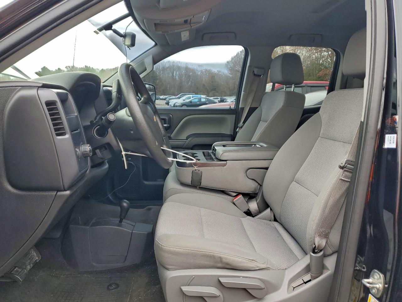 2016 Chevrolet Silverado K1500 Custom Black vin: 1GCVKPEH5GZ278454