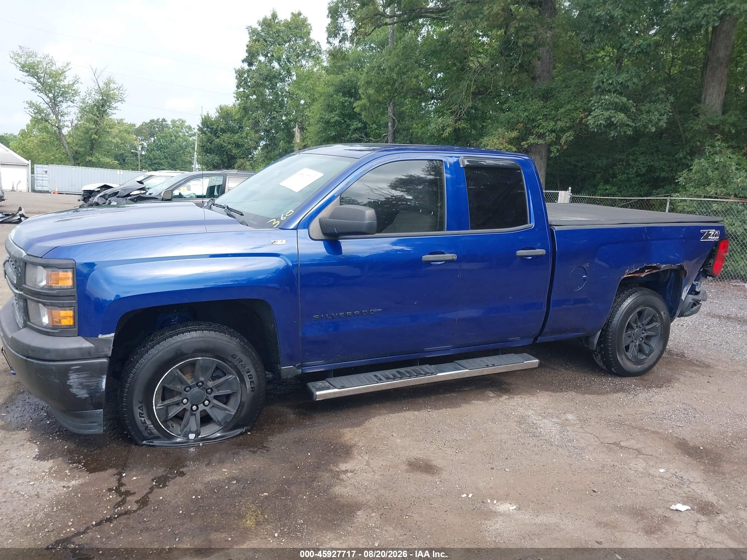 2014 Chevrolet Silverado 1500 Work Truck Blue vin: 1GCVKPEH8EZ341799
