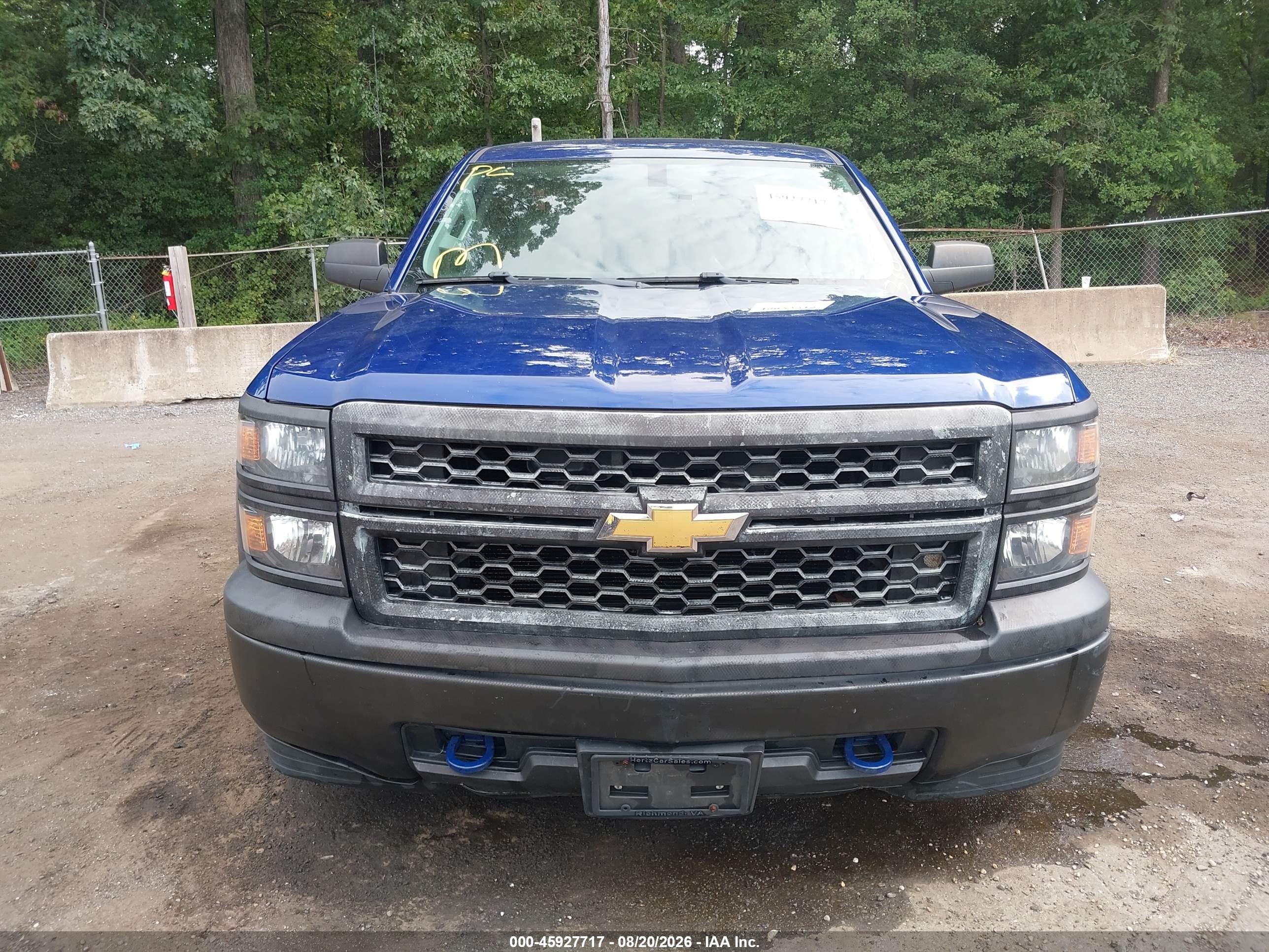 2014 Chevrolet Silverado 1500 Work Truck Blue vin: 1GCVKPEH8EZ341799