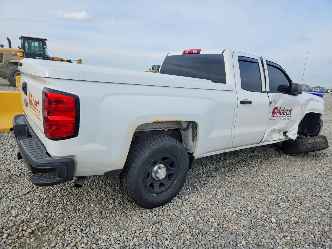 2015 Chevrolet Silverado K1500 White vin: 1GCVKPEH8FZ365246