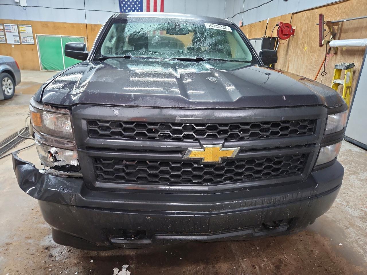 2014 Chevrolet Silverado K1500 Black vin: 1GCVKPEH9EZ252131