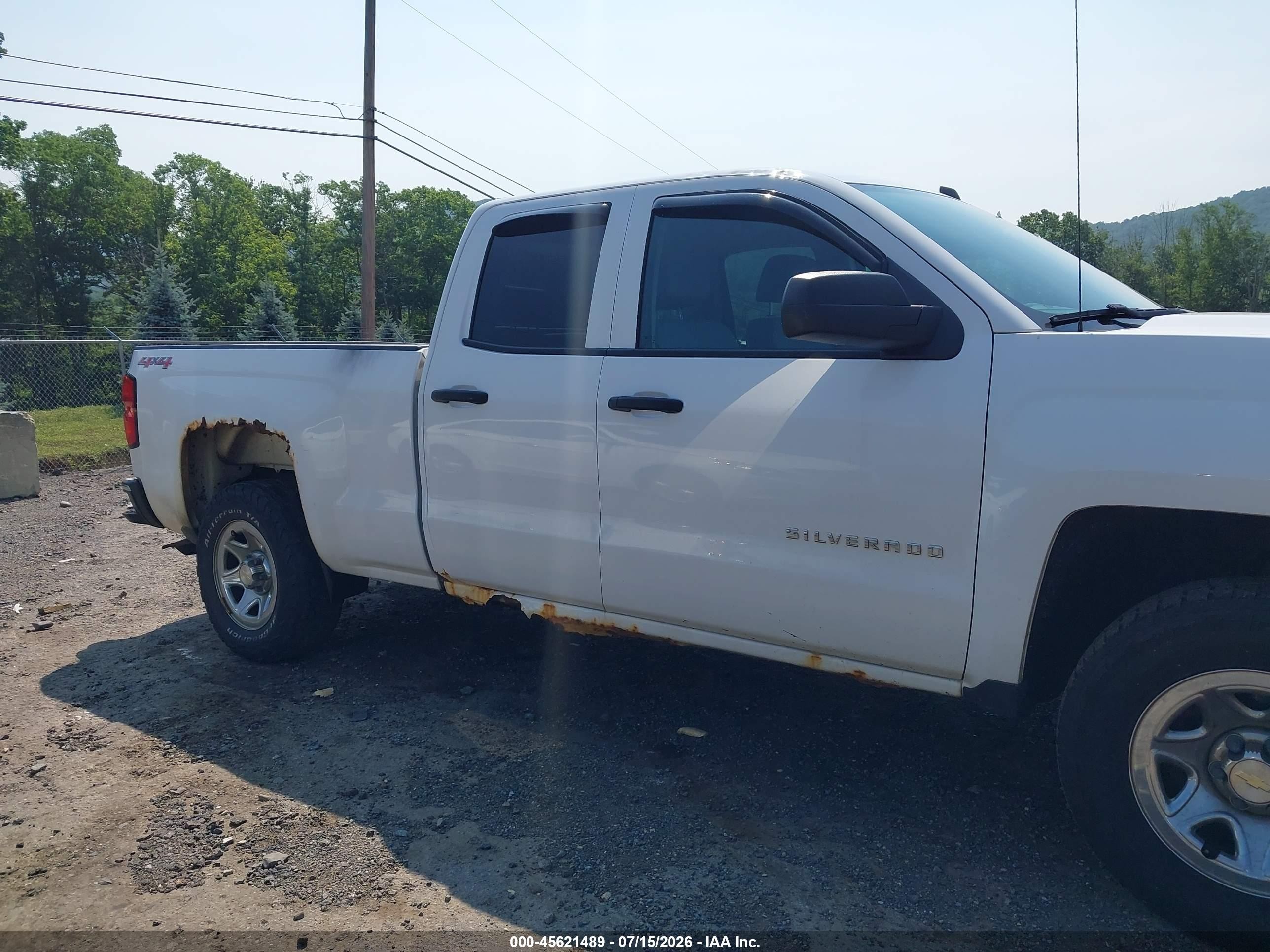 2014 Chevrolet Silverado 1500 Work Truck White vin: 1GCVKPEH9EZ398710