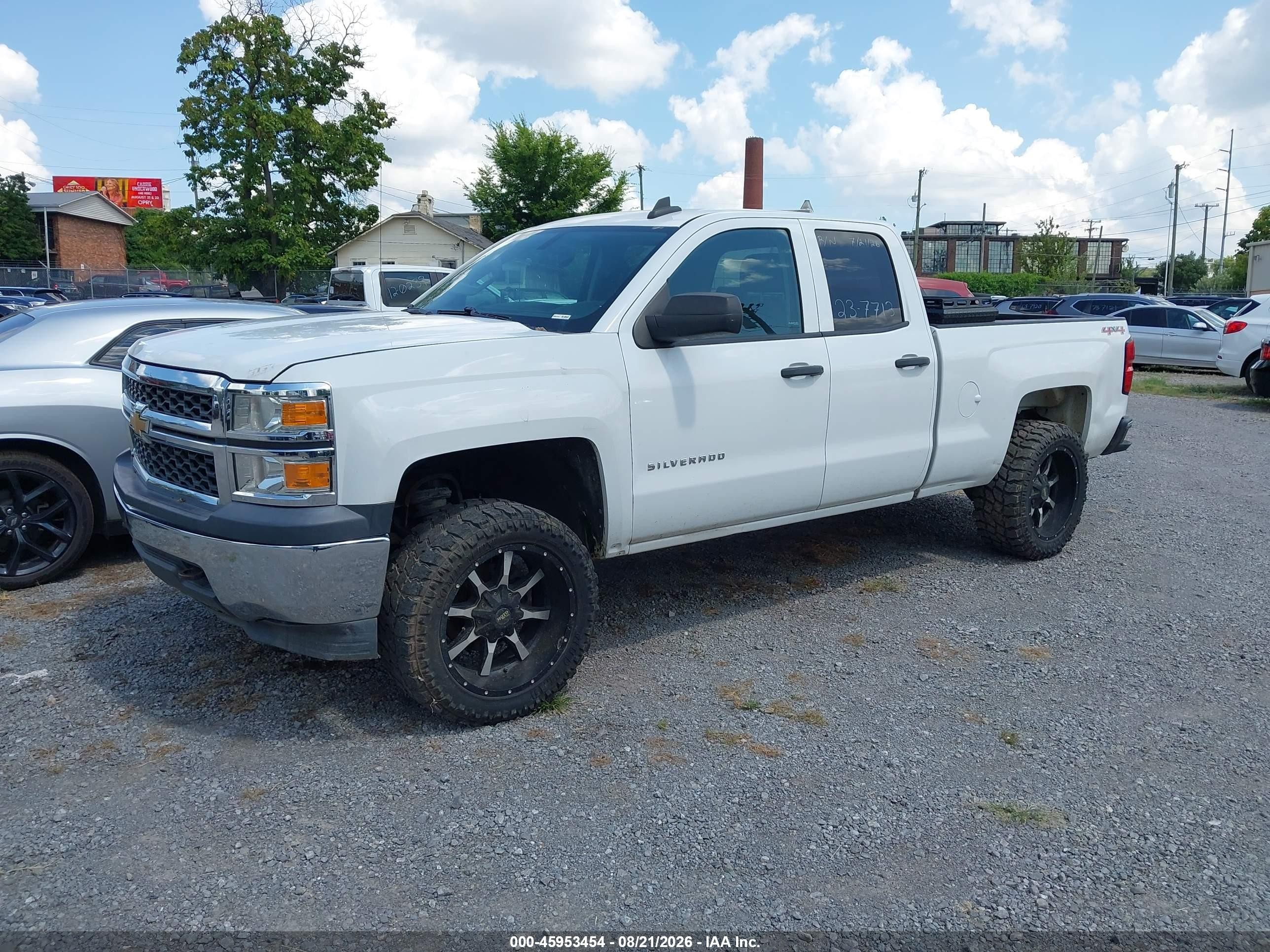 2015 Chevrolet Silverado 1500 Ls White vin: 1GCVKPEH9FZ237713