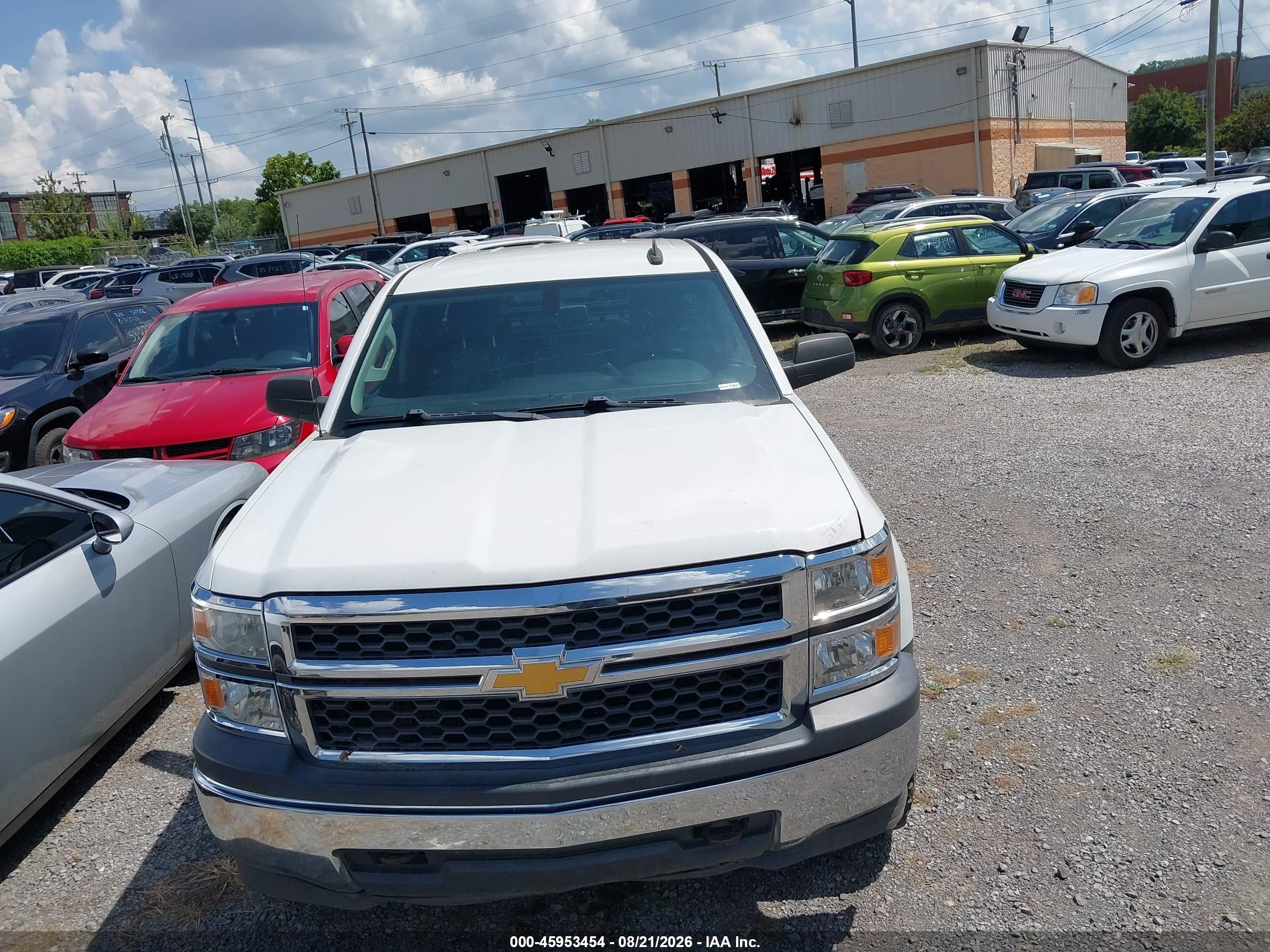 2015 Chevrolet Silverado 1500 Ls White vin: 1GCVKPEH9FZ237713