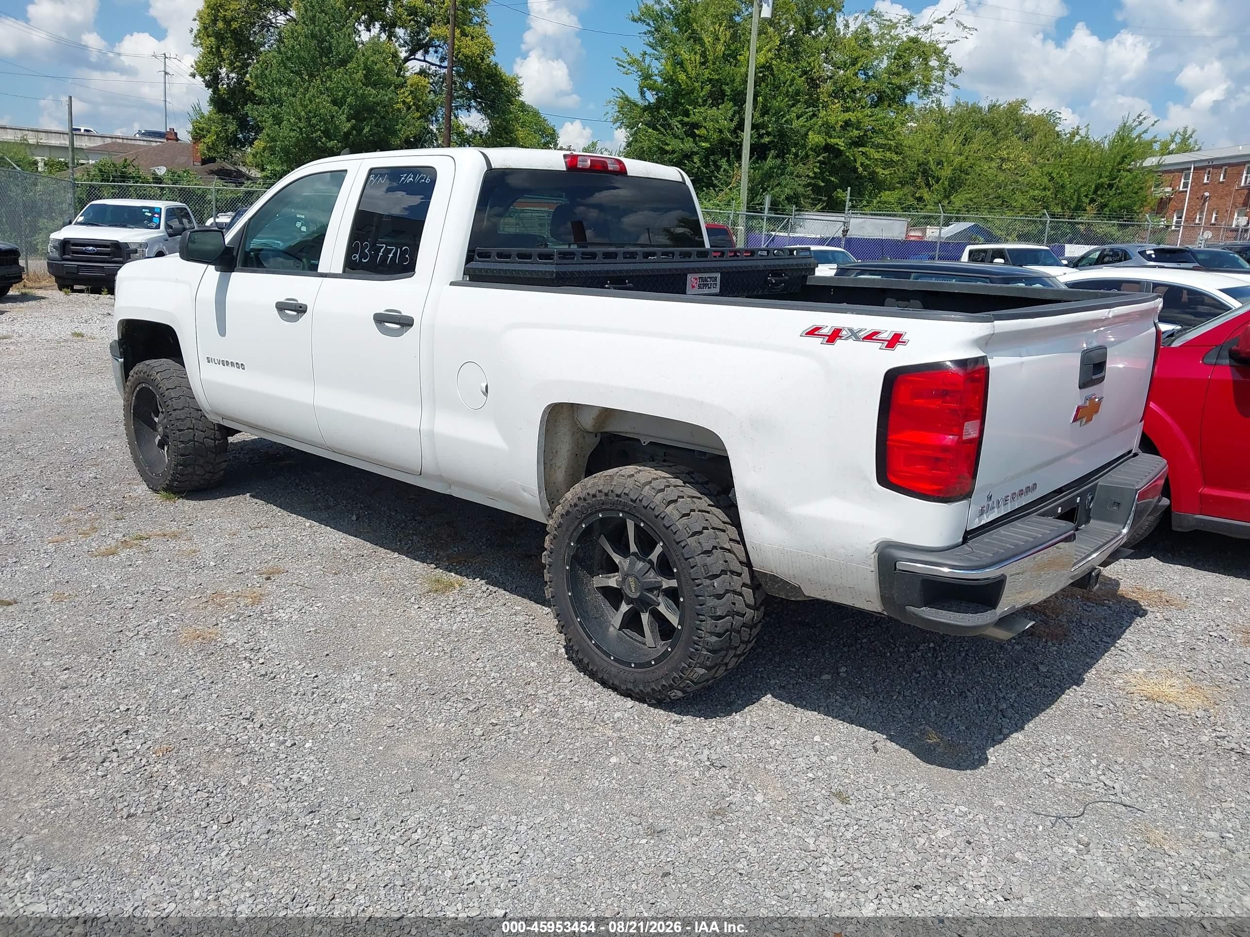 2015 Chevrolet Silverado 1500 Ls White vin: 1GCVKPEH9FZ237713
