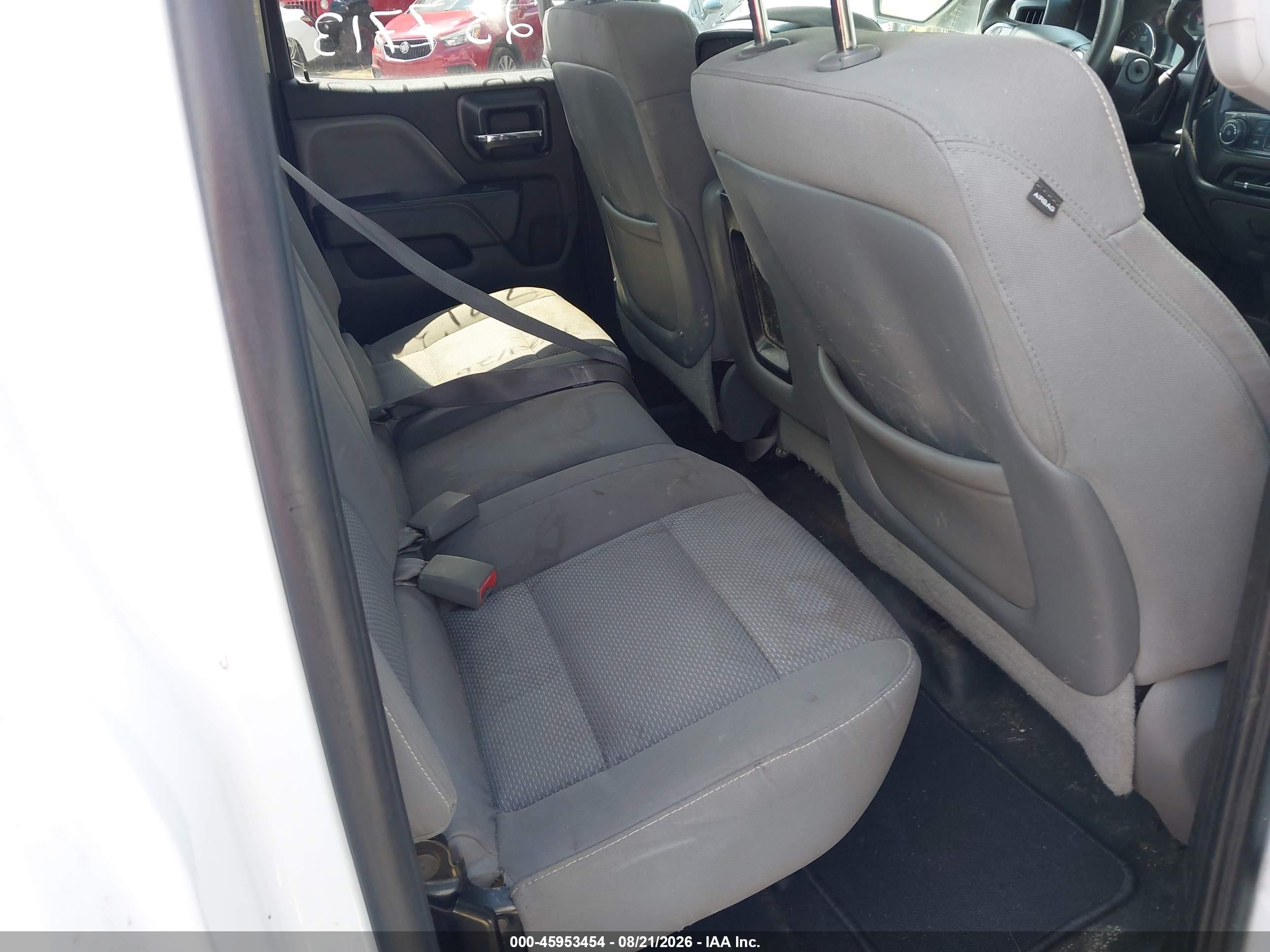 2015 Chevrolet Silverado 1500 Ls White vin: 1GCVKPEH9FZ237713