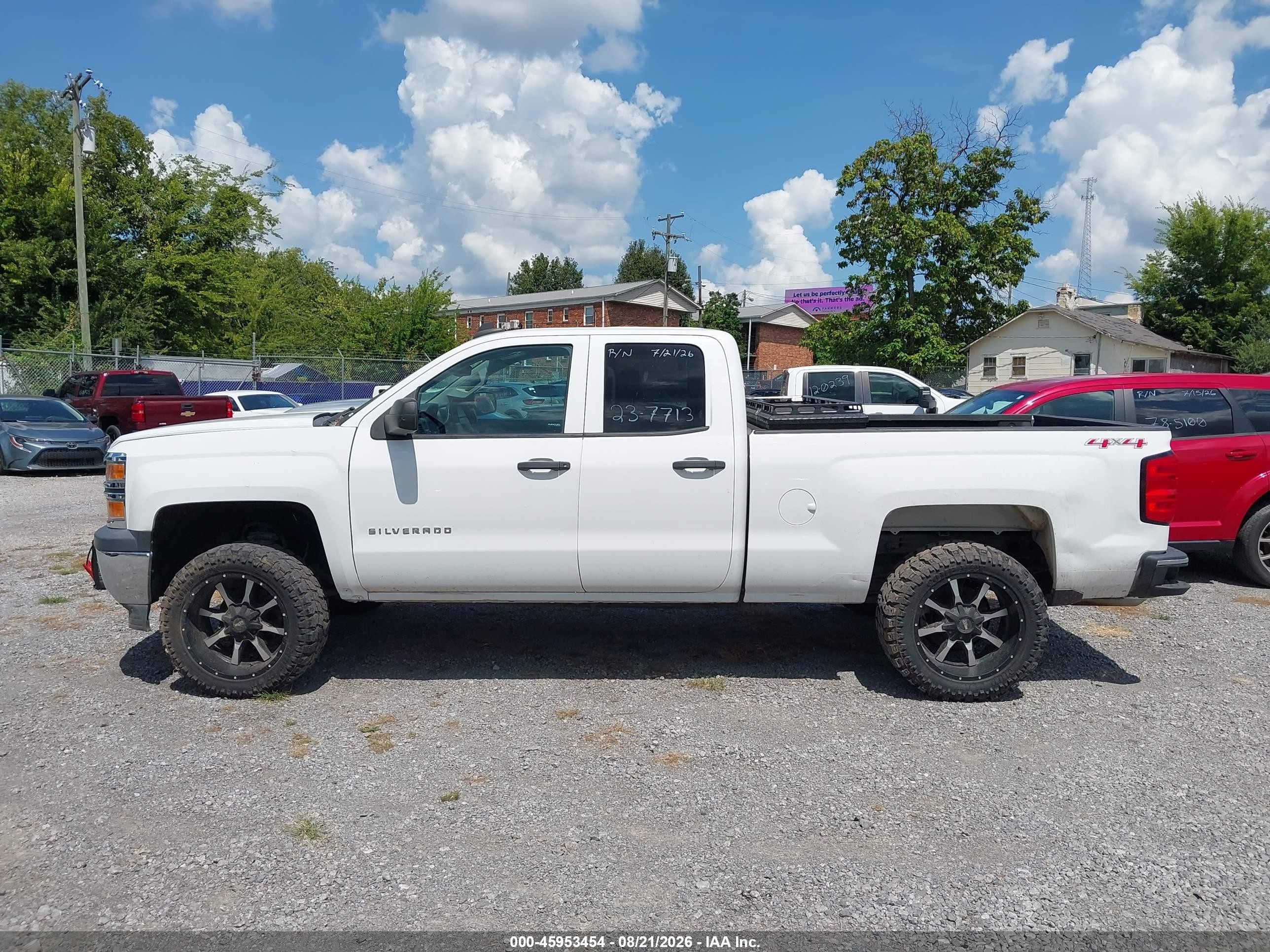 2015 Chevrolet Silverado 1500 Ls White vin: 1GCVKPEH9FZ237713