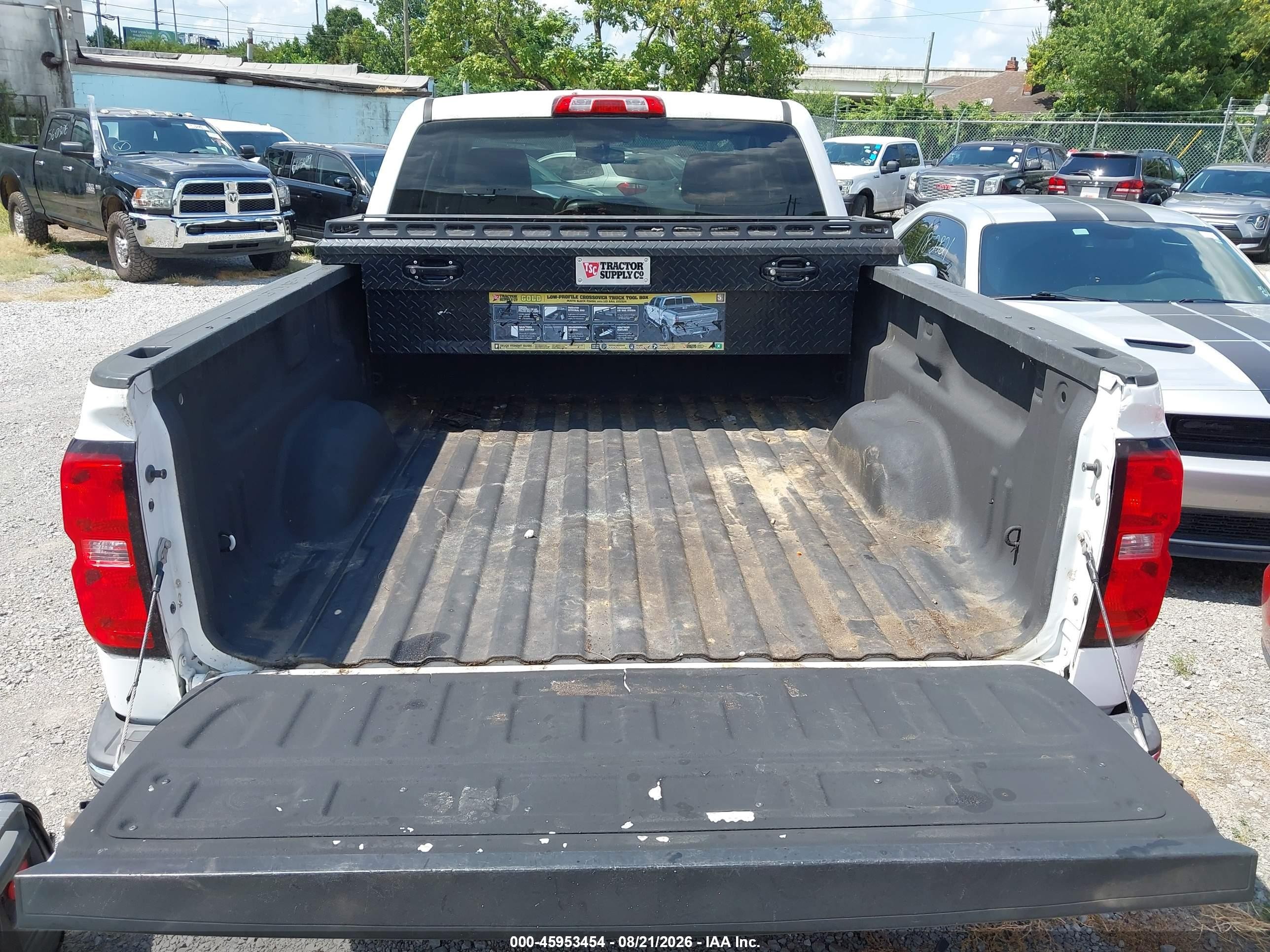 2015 Chevrolet Silverado 1500 Ls White vin: 1GCVKPEH9FZ237713