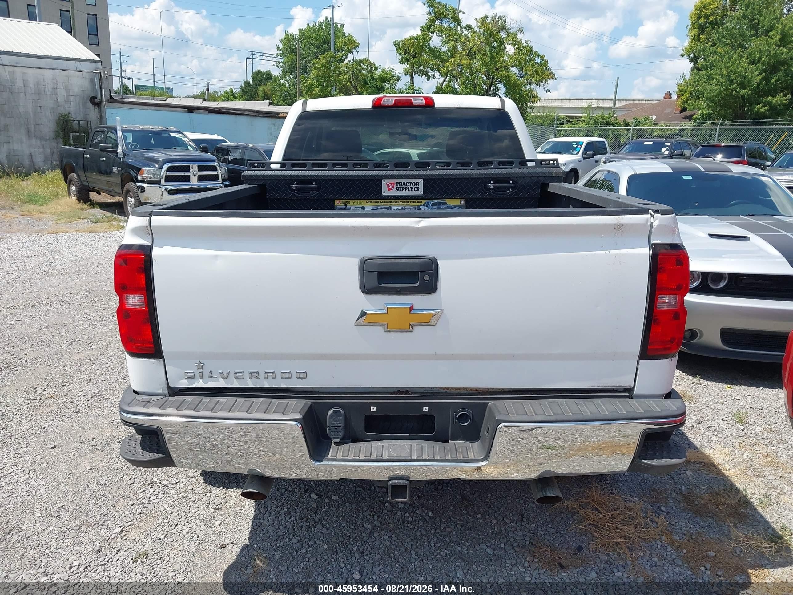 2015 Chevrolet Silverado 1500 Ls White vin: 1GCVKPEH9FZ237713