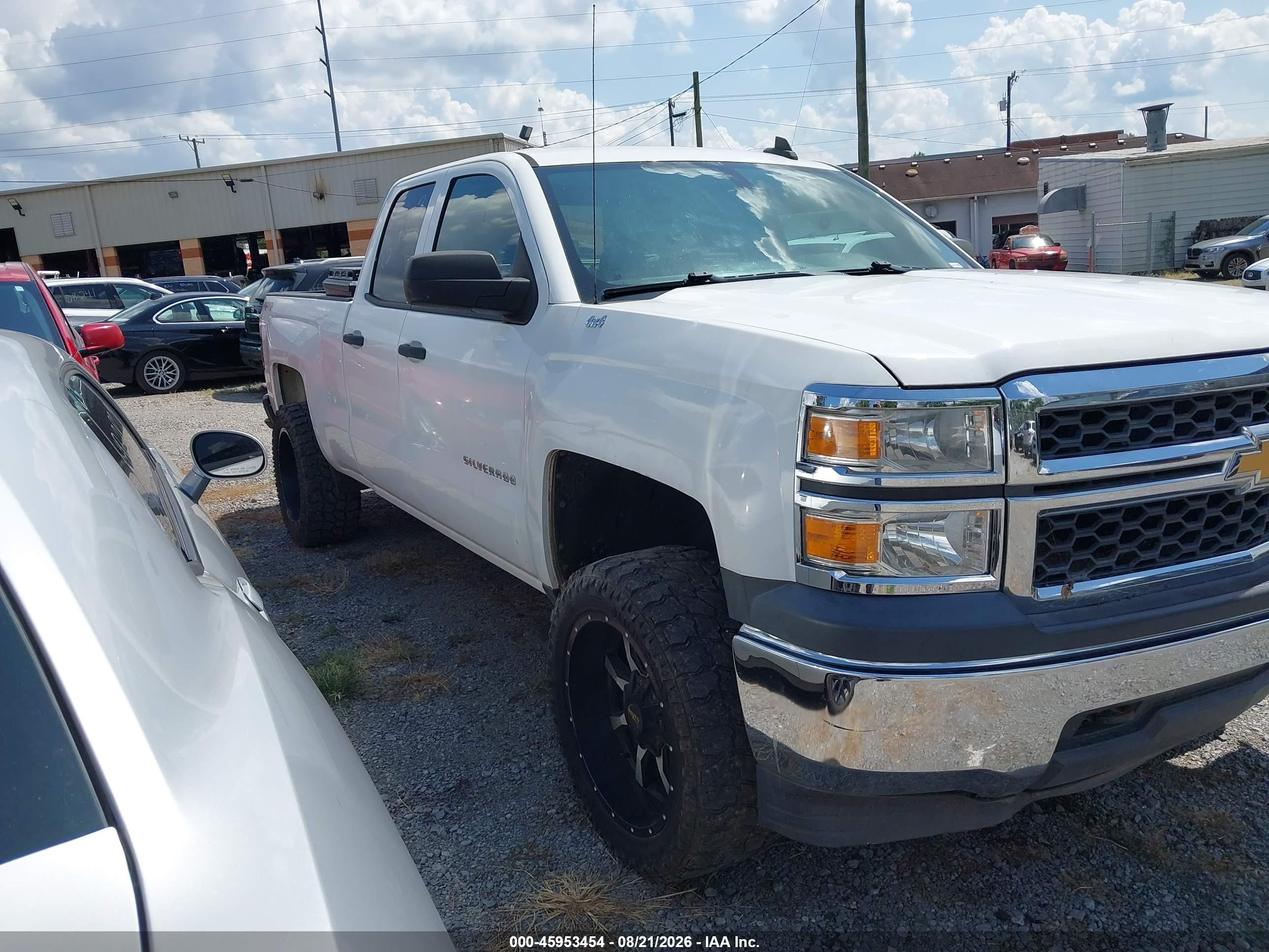 2015 Chevrolet Silverado 1500 Ls White vin: 1GCVKPEH9FZ237713