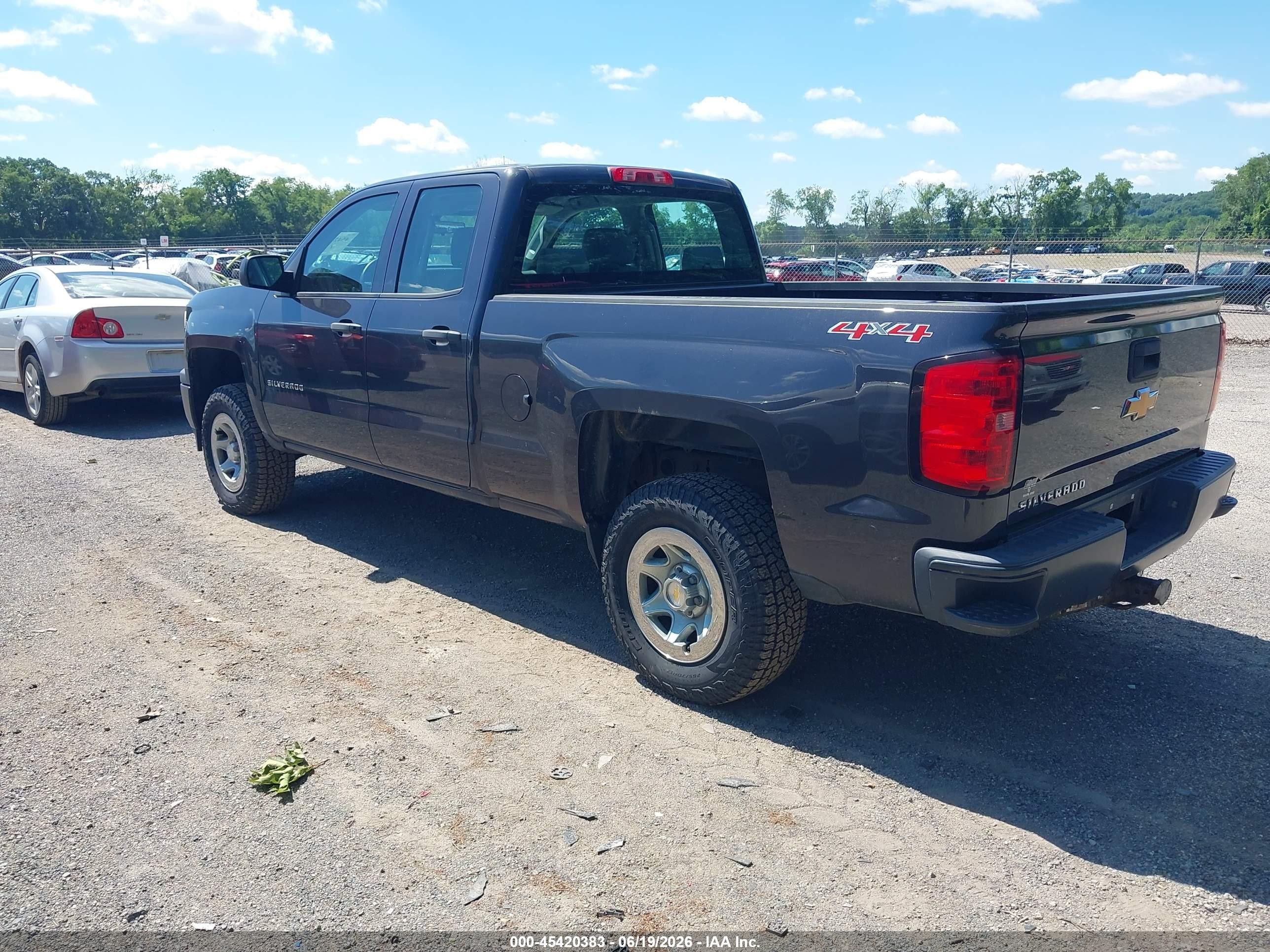 2015 Chevrolet Silverado 1500 Work Truck Black vin: 1GCVKPEH9FZ281906