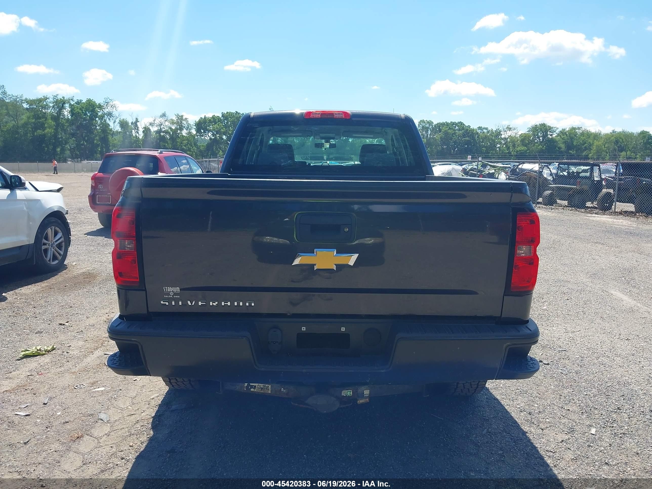 2015 Chevrolet Silverado 1500 Work Truck Black vin: 1GCVKPEH9FZ281906
