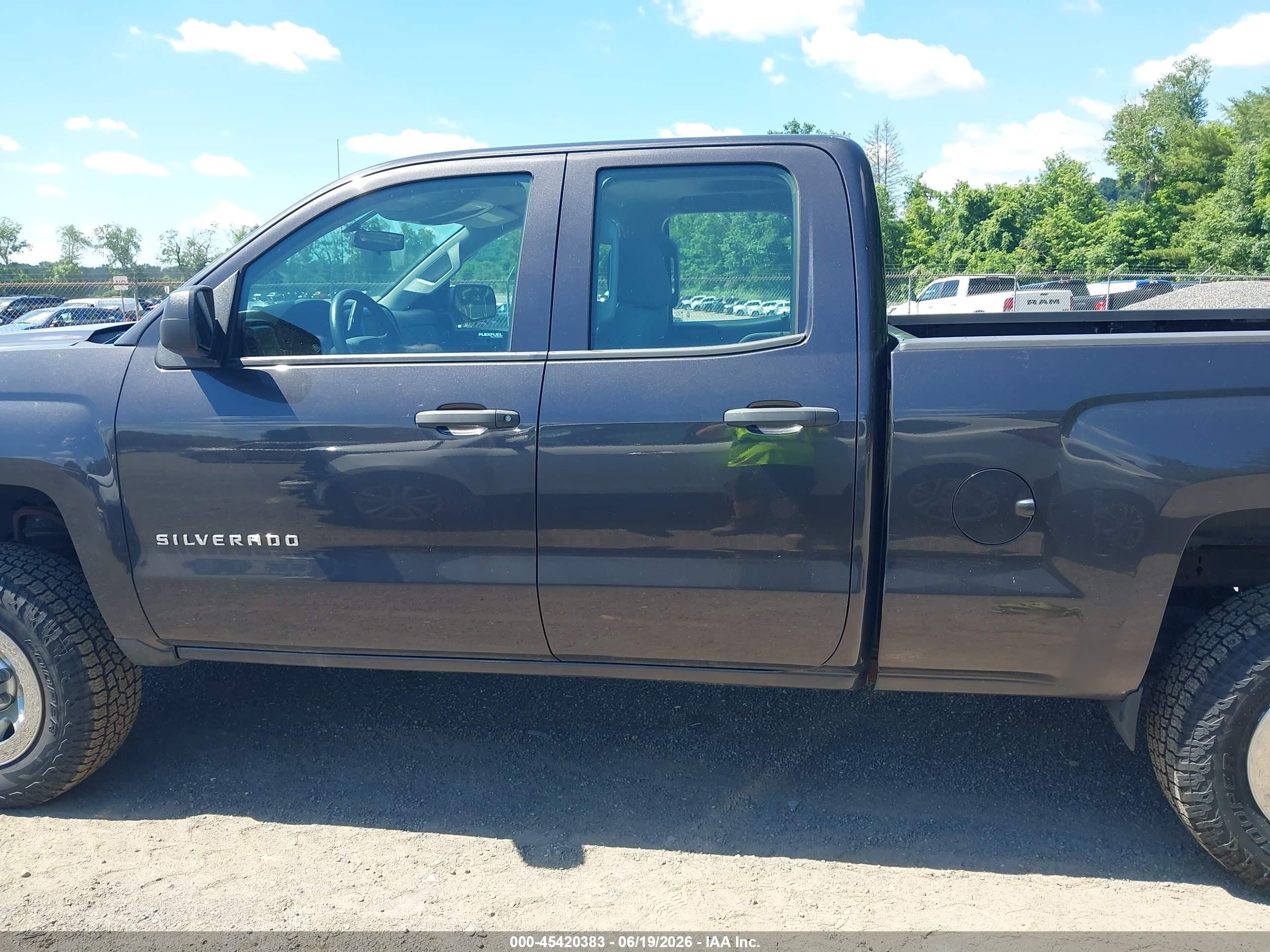 2015 Chevrolet Silverado 1500 Work Truck Black vin: 1GCVKPEH9FZ281906